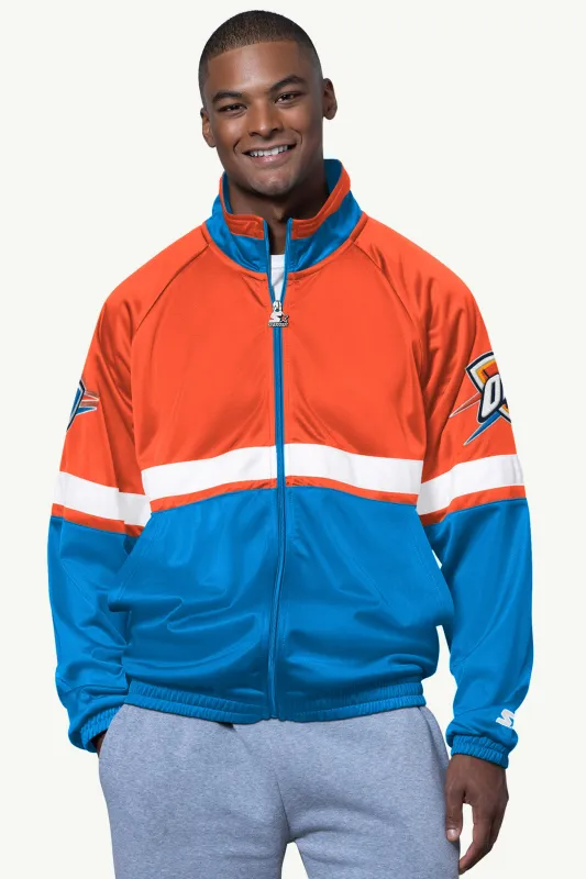 MENS OKLAHOMA CITY THUNDER VETERAN TRACK JACKET sold by Starter