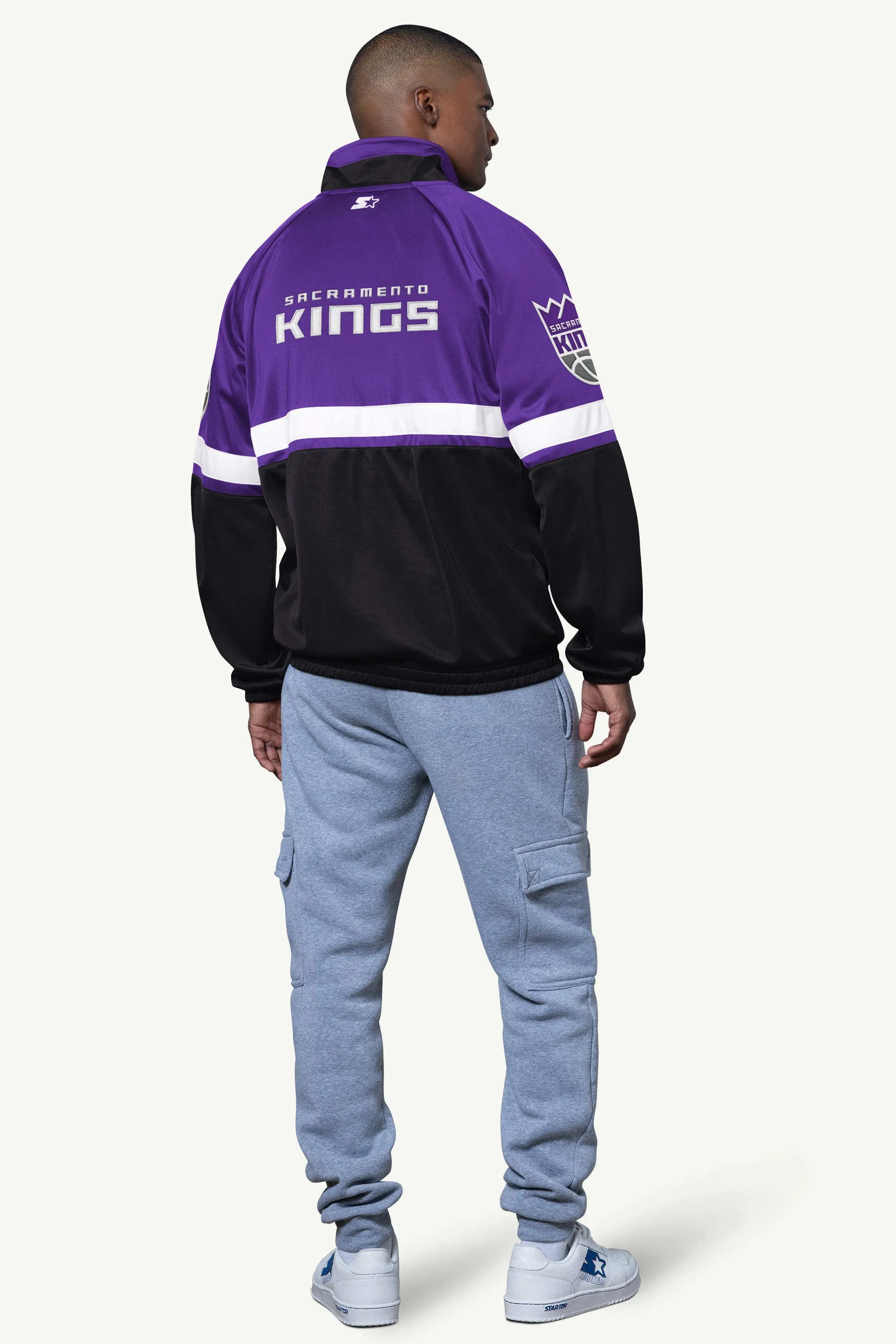 MENS SACRAMENTO KINGS VETERAN TRACK JACKET sold by Starter product image thumbnail 2