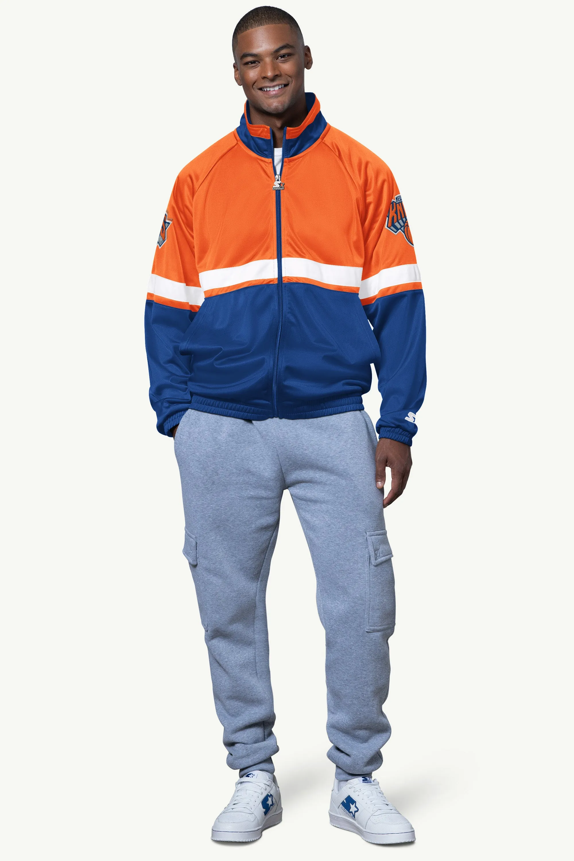 MENS NEW YORK KNICKS VETERAN TRACK JACKET sold by Starter product image thumbnail 3