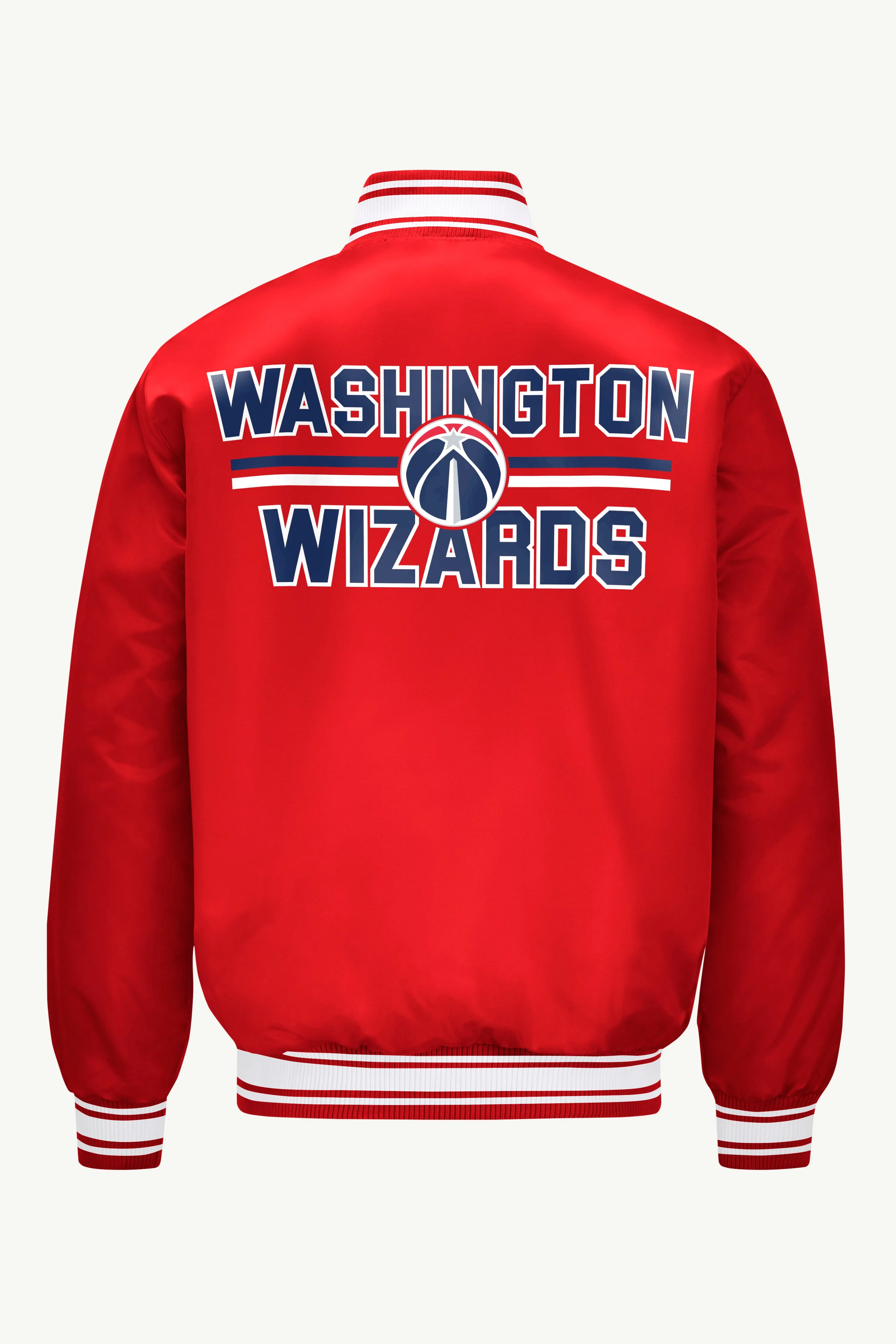 MENS WASHINGTON WIZARDS MESH LOOK SATIN VARSITY JACKET sold by Starter product image thumbnail 2