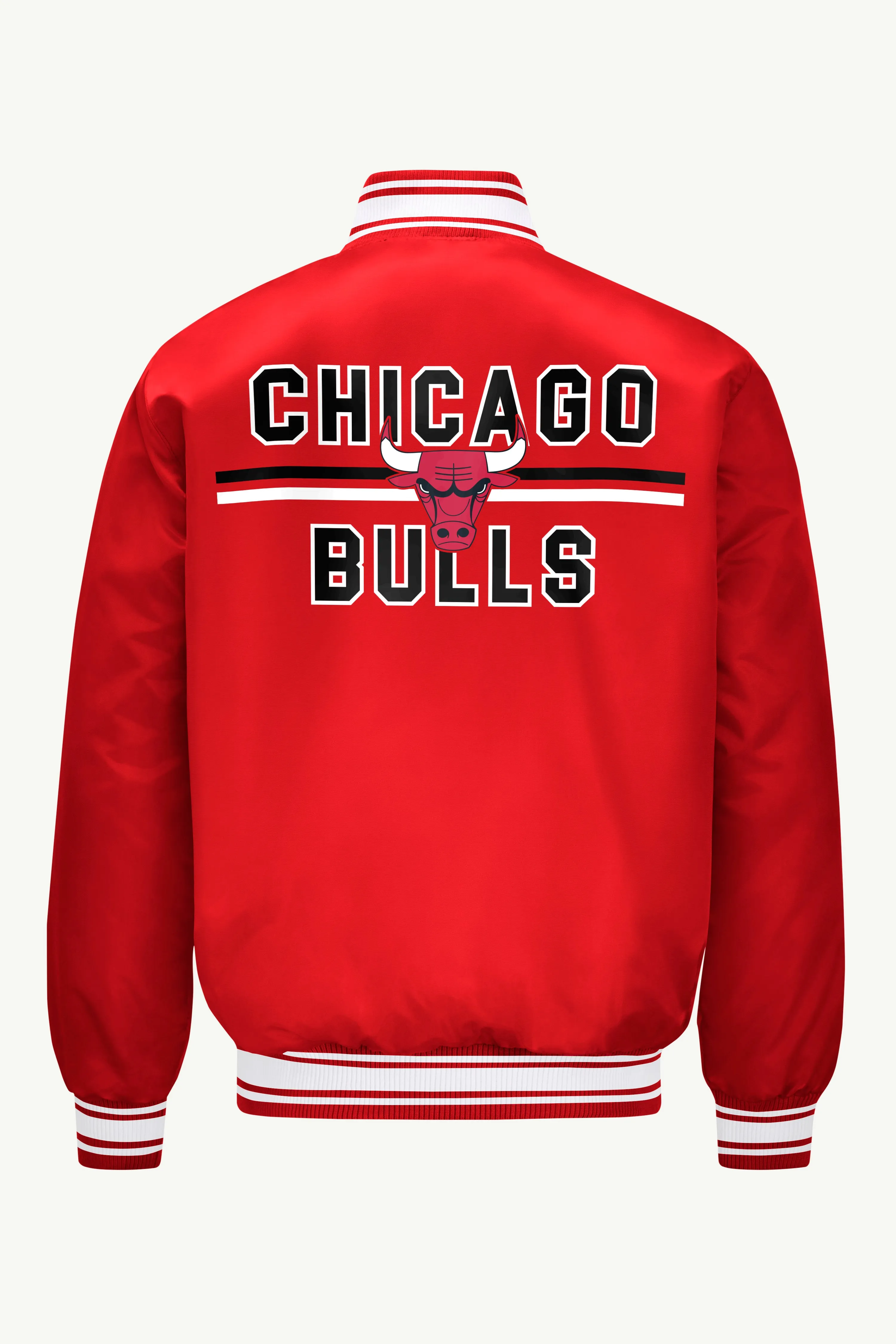MENS CHICAGO BULLS MESH LOOK SATIN VARSITY JACKET sold by Starter product image thumbnail 2