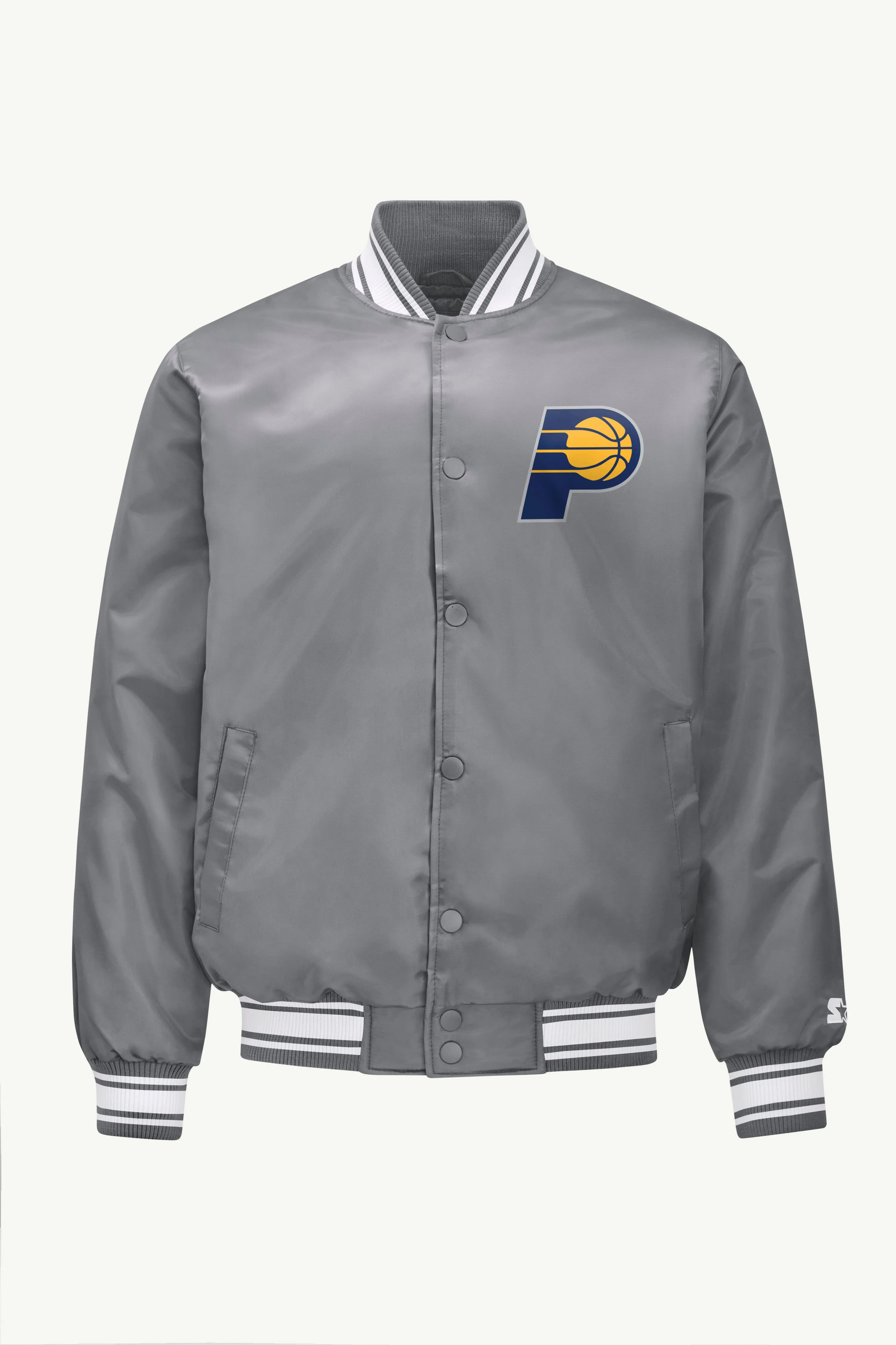 MENS INDIANA PACERS MESH LOOK SATIN VARSITY JACKET sold by Starter