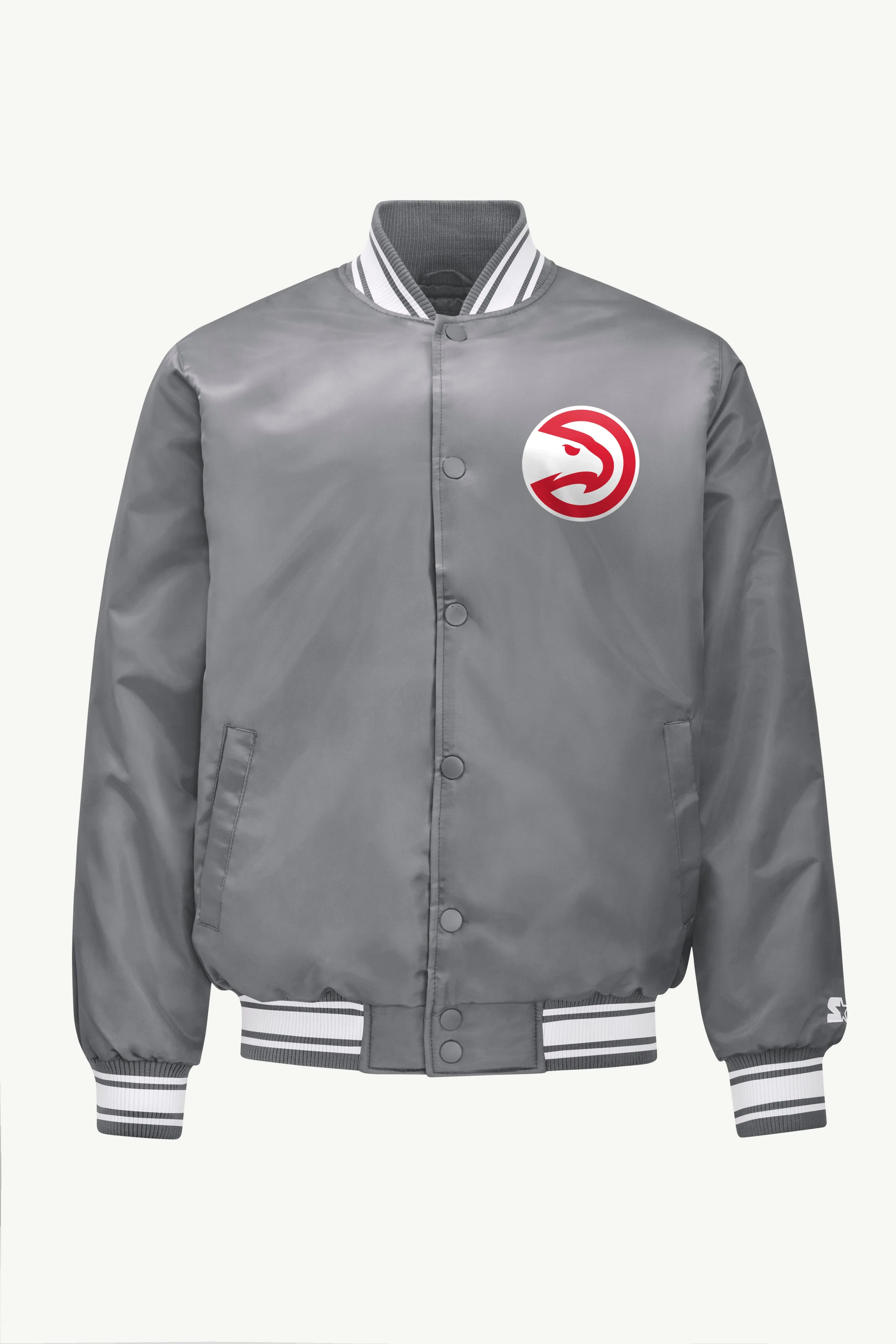 MENS ATLANTA HAWKS MESH LOOK SATIN VARSITY JACKET sold by Starter