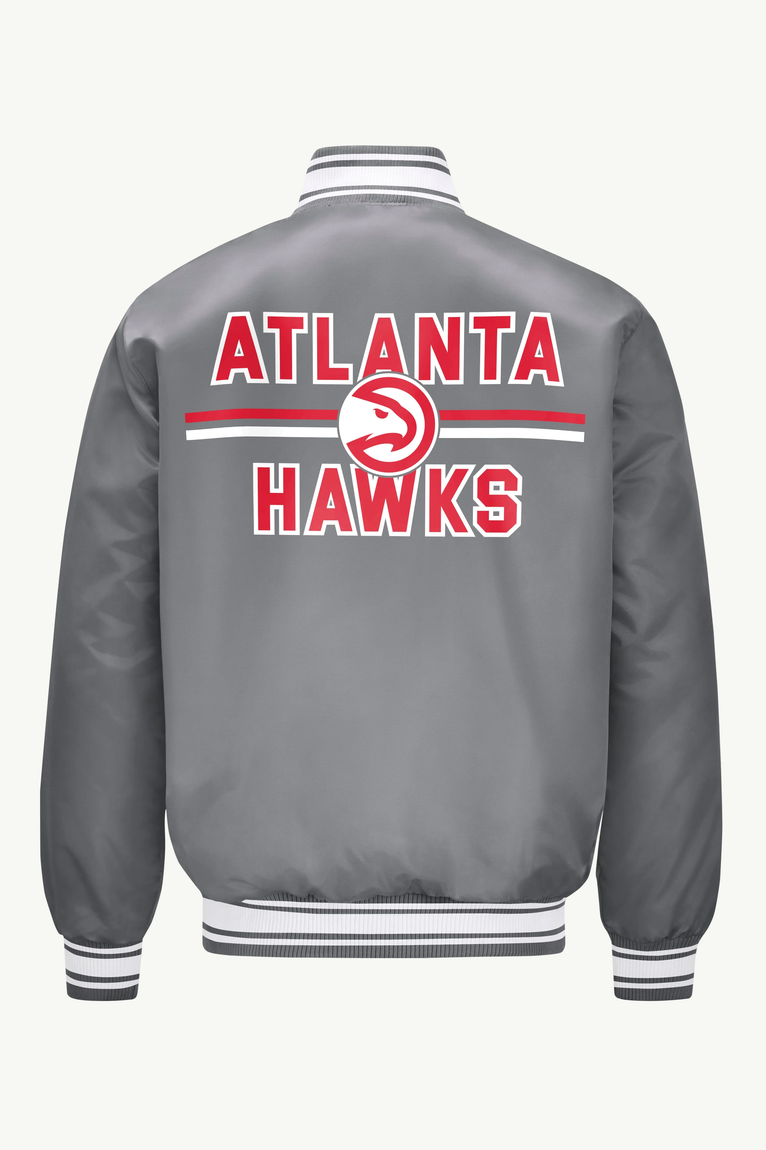 MENS ATLANTA HAWKS MESH LOOK SATIN VARSITY JACKET sold by Starter product image thumbnail 2