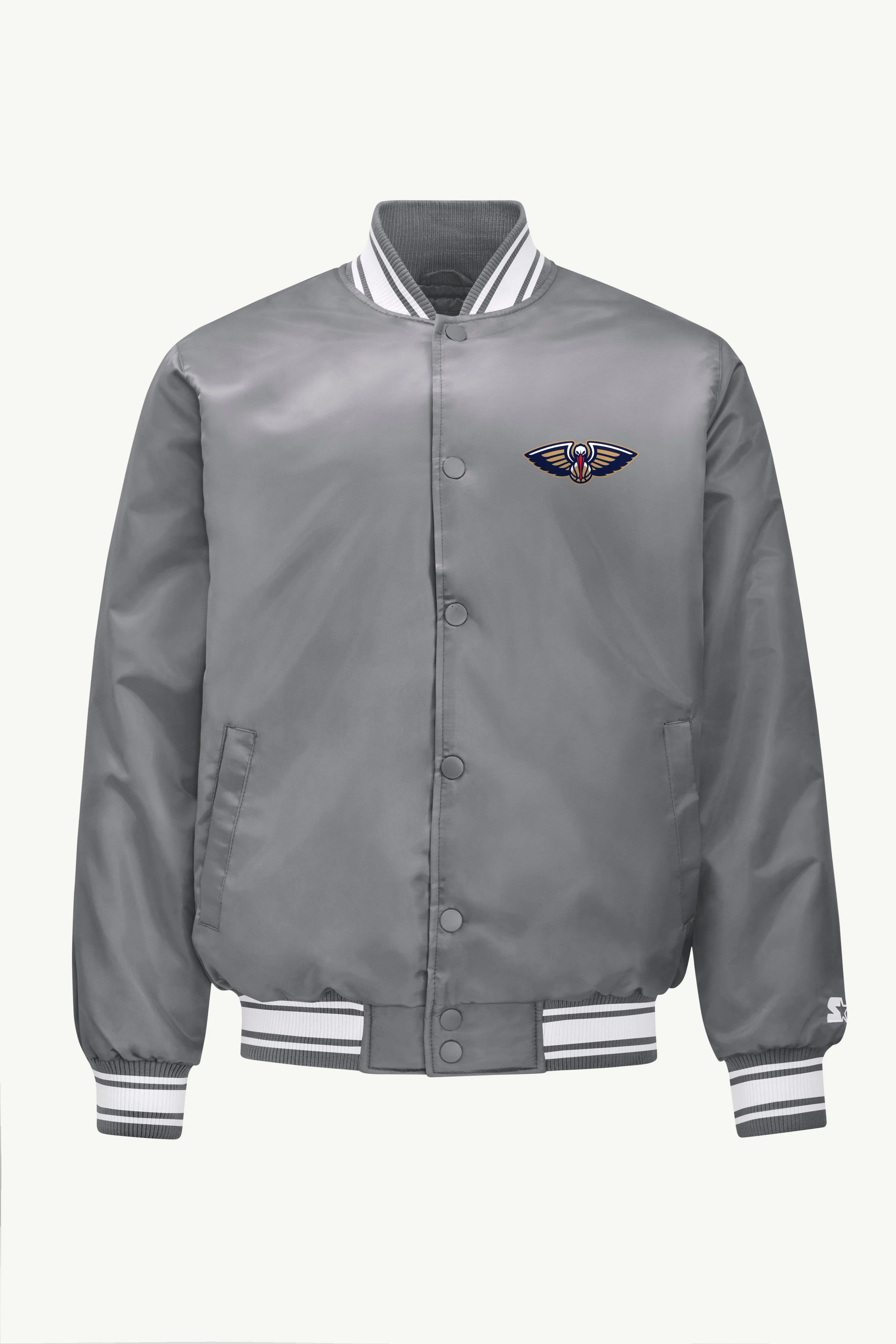 MENS NEW ORLEAN PELICANS MESH LOOK SATIN VARSITY JACKET sold by Starter