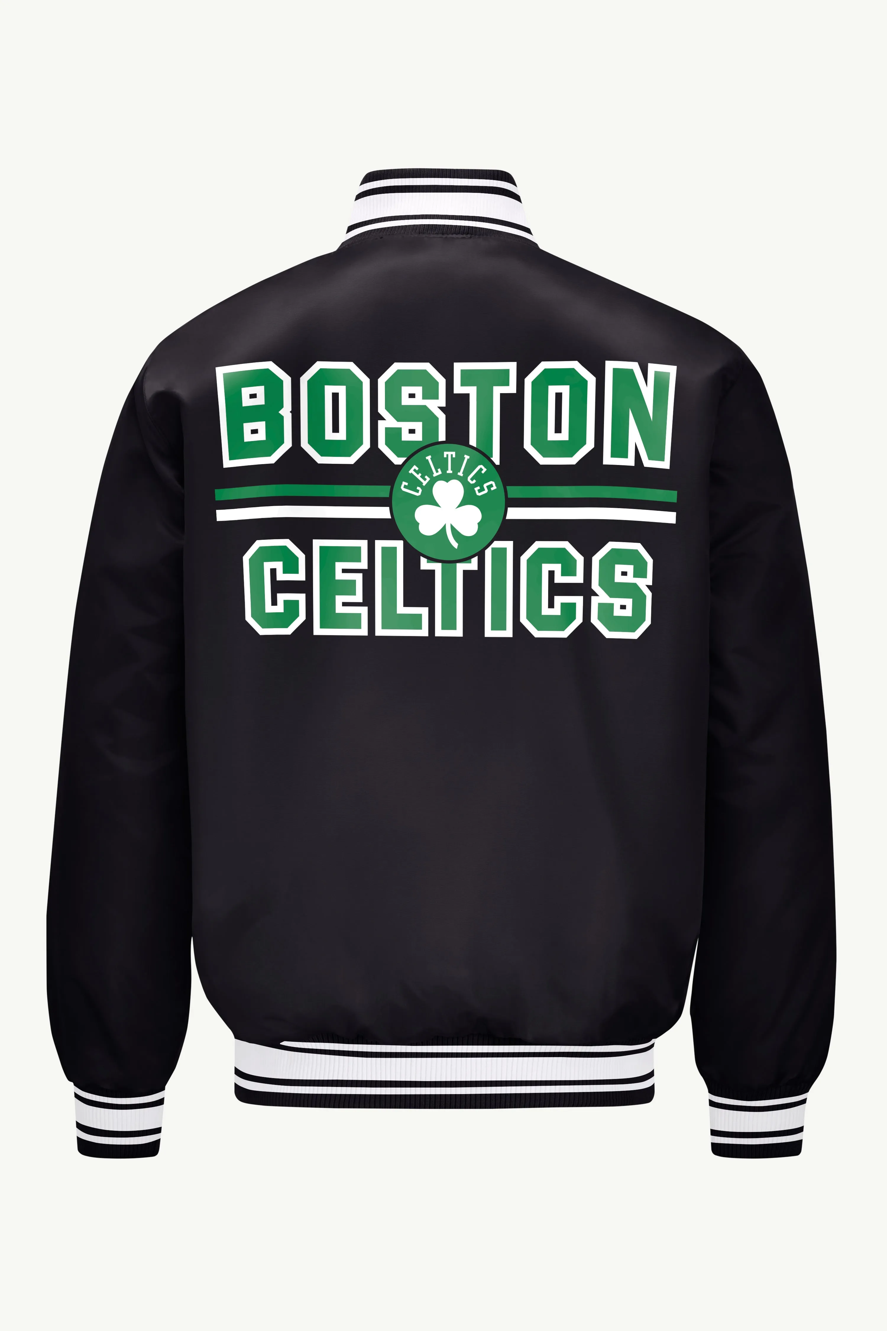 MENS BOSTON CELTICS MESH LOOK SATIN VARSITY JACKET sold by Starter product image thumbnail 2