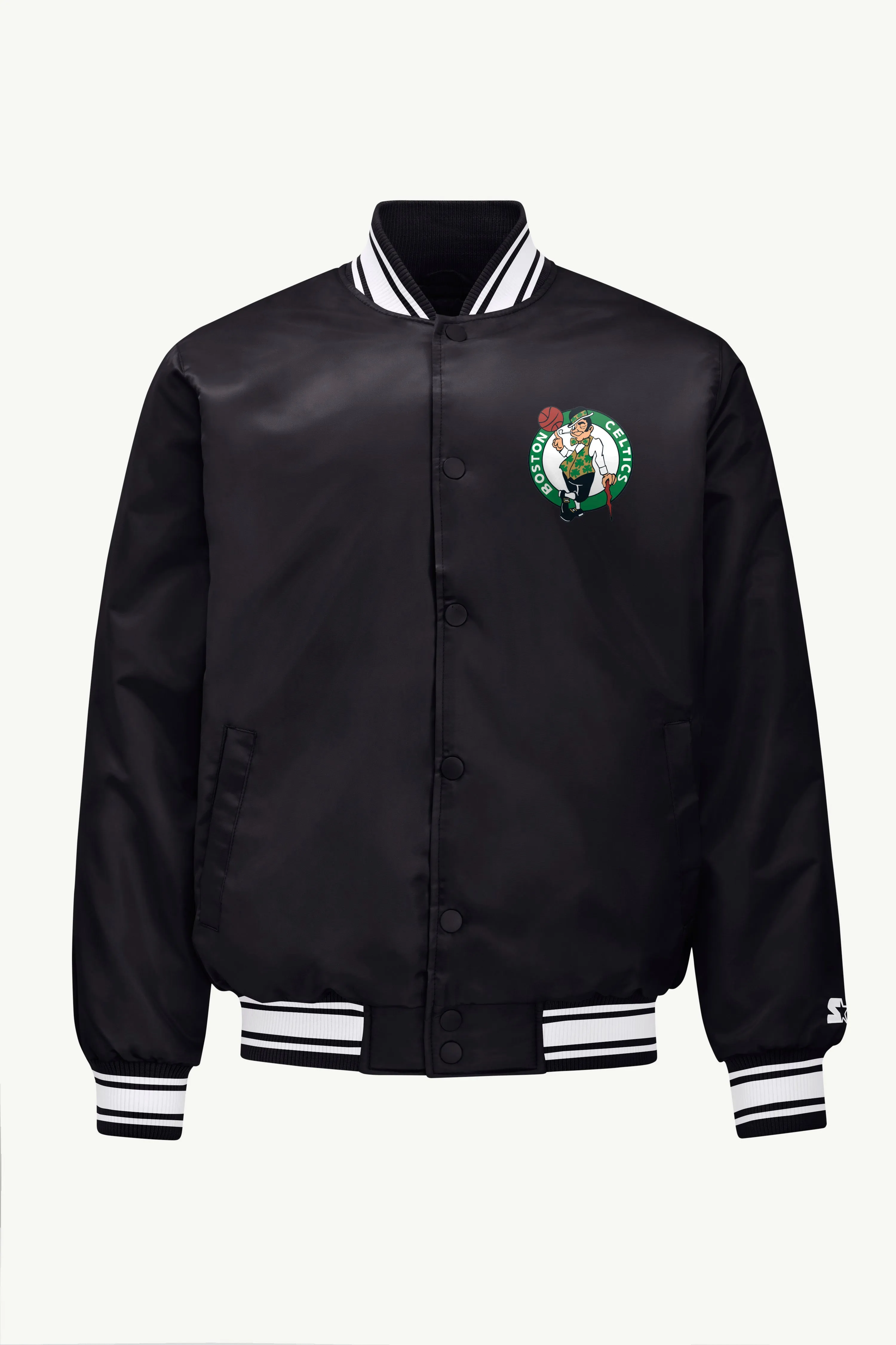 MENS BOSTON CELTICS MESH LOOK SATIN VARSITY JACKET sold by Starter