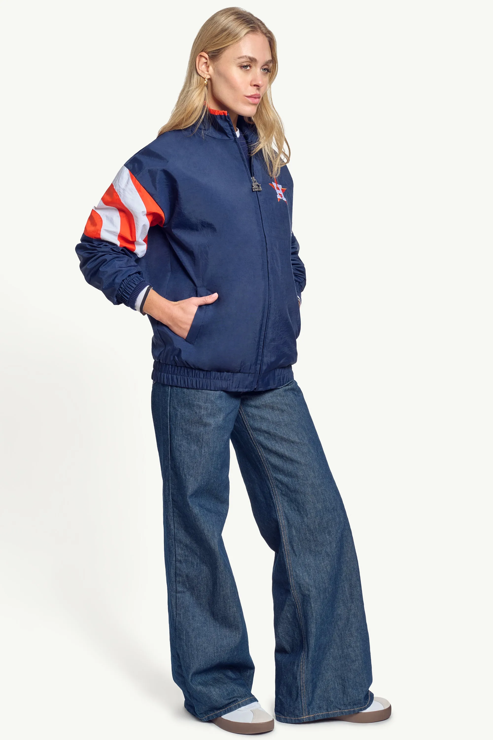 WOMENS HOUSTON ASTROS ZIP JACKET sold by Starter product image thumbnail 4
