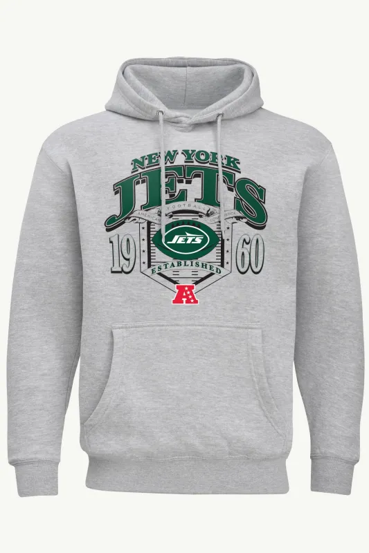MENS NEW YORK JETS 80s INSPIRED FIELD HOODIE sold by Starter