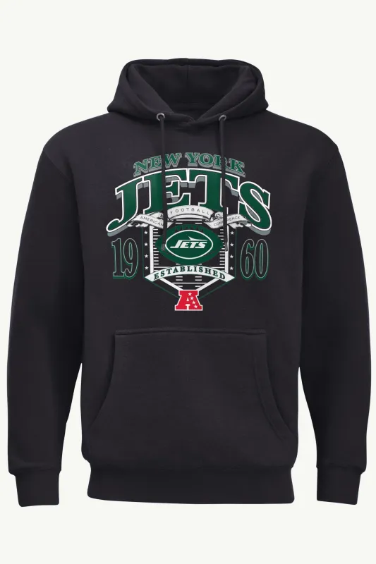 MENS NEW YORK JETS 80s INSPIR INSPIRED FIELD HOODIE sold by Starter
