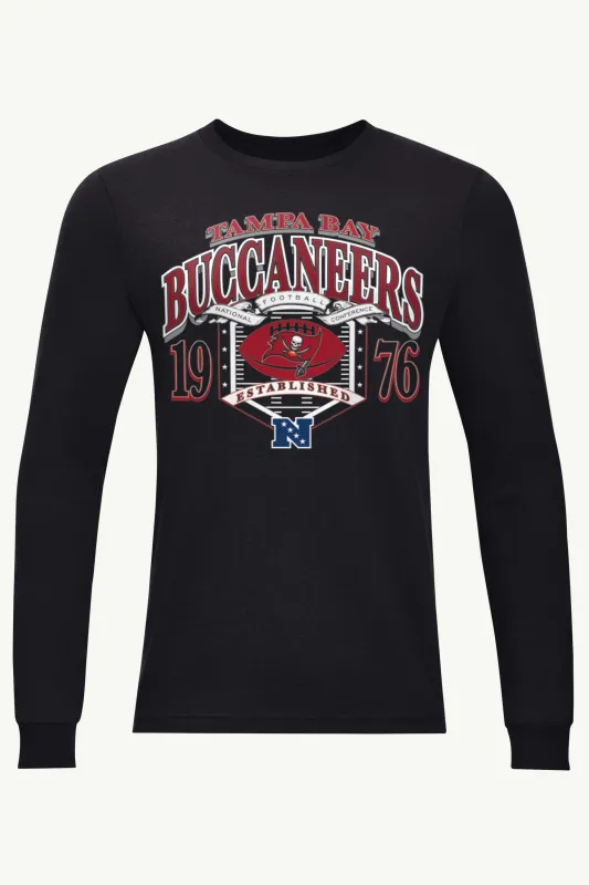 MENS TAMPA BAY BUCCANEERS 80s INSPIRED FIELD LONG SLEEVE T SHIRT sold by Starter