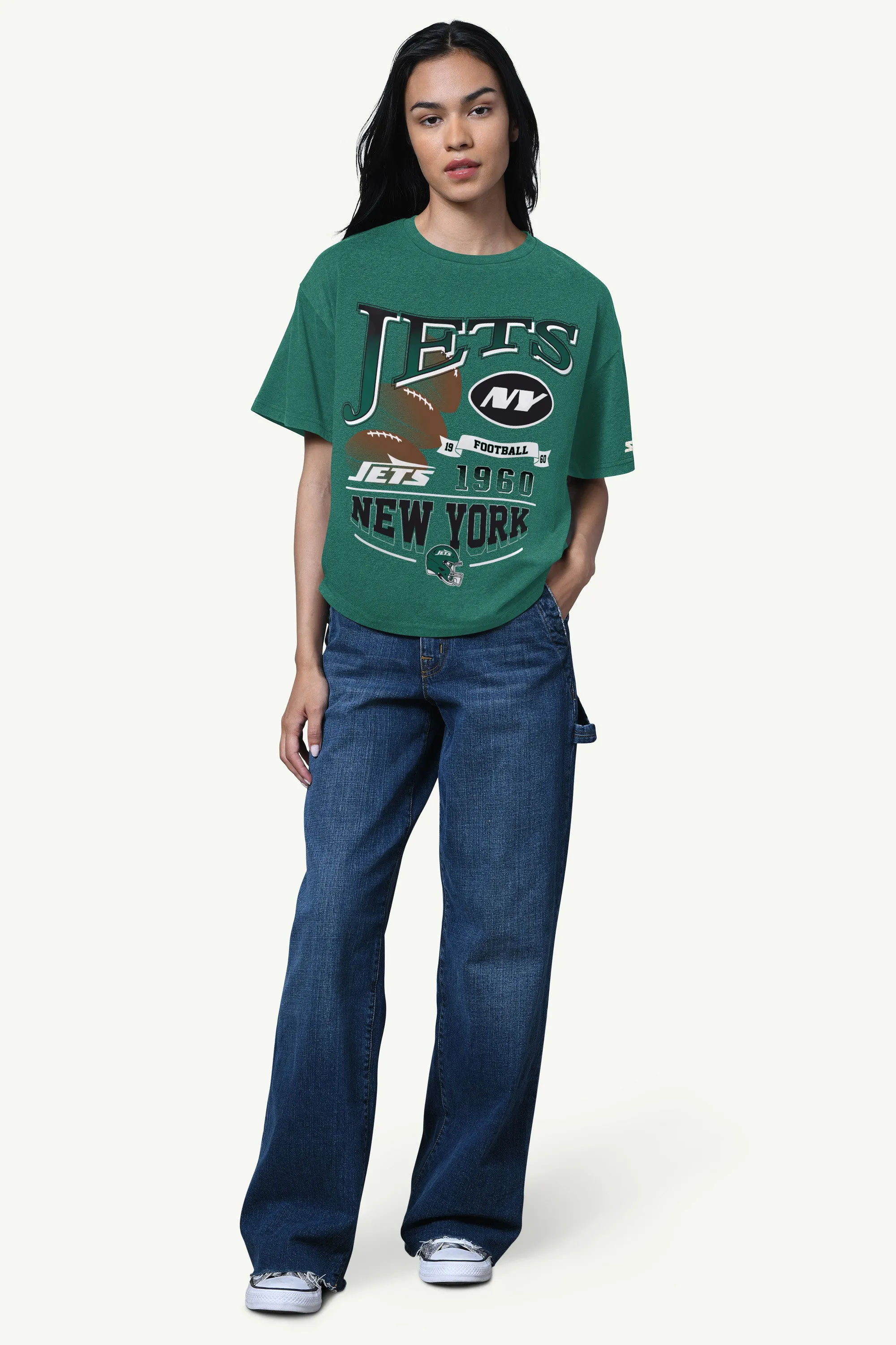 WOMENS NEW YORK JETS HALL OF FAME T SHIRT sold by Starter product image thumbnail 2
