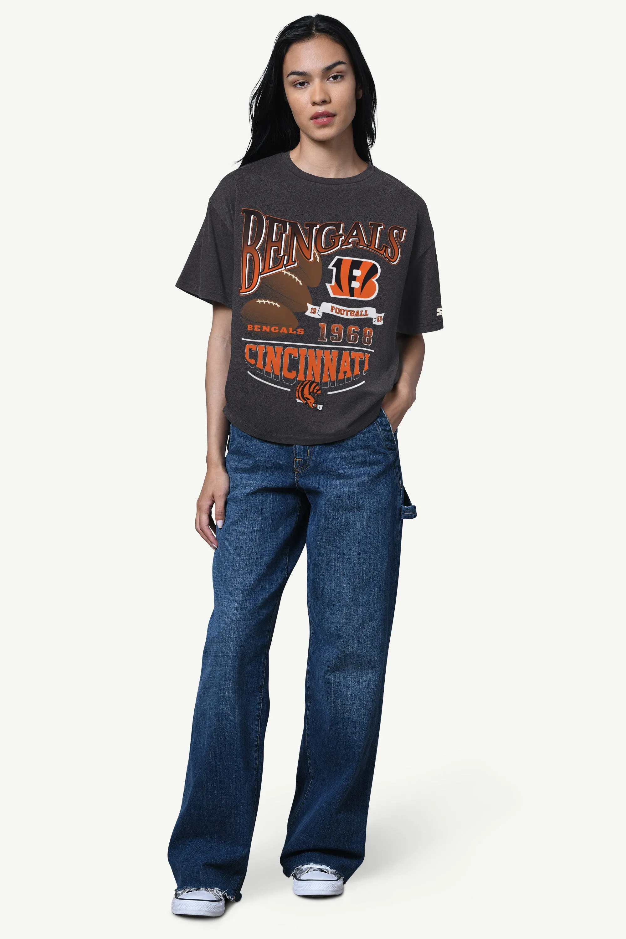 WOMENS CINCINNATI BENGALS HALL OF FAME T SHIRT sold by Starter product image thumbnail 2