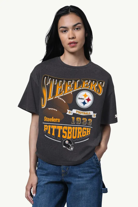 WOMENS PITTSBURGH STEELERS HALL OF FAME T SHIRT sold by Starter