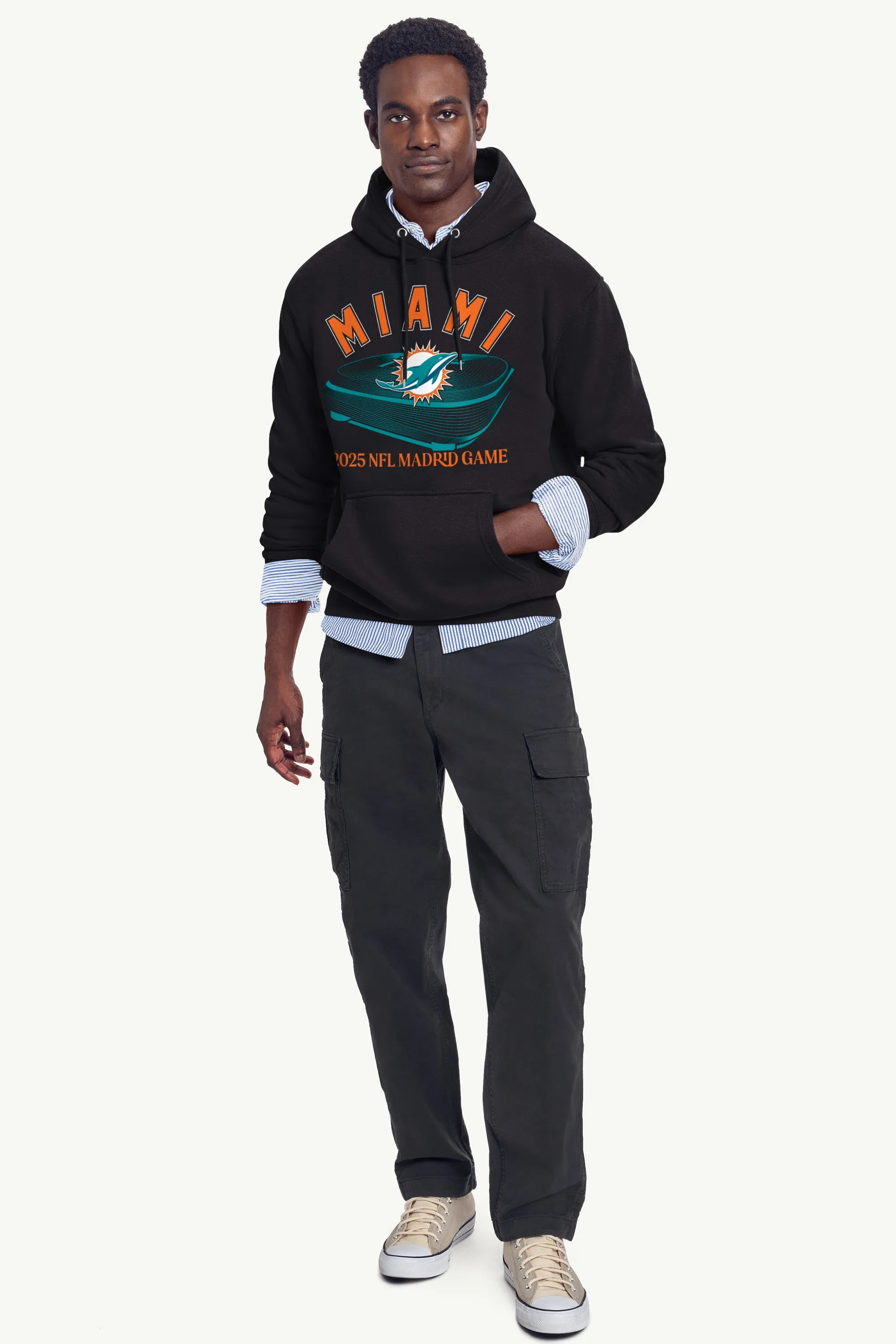 MENS MIAMI DOLPHINS BERNABEAU STADIUM HOODIE sold by Starter product image thumbnail 3