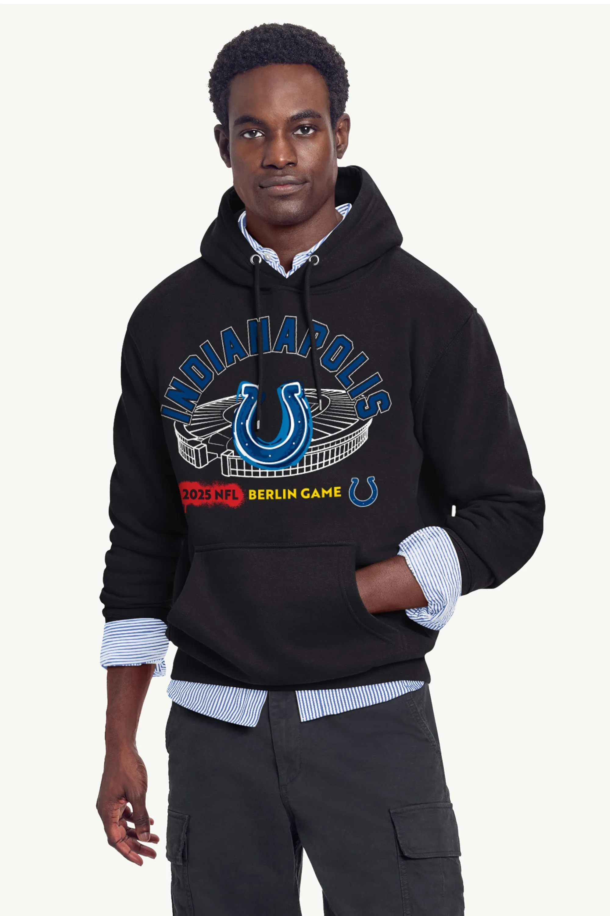 MENS INDIANAPOLIS COLTS OLYMPIA STADIUM HOODIE sold by Starter product image thumbnail 2
