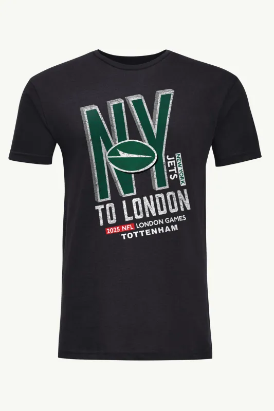 MENS NEW YORK JETS TO LONDON WE GO T SHIRT sold by Starter