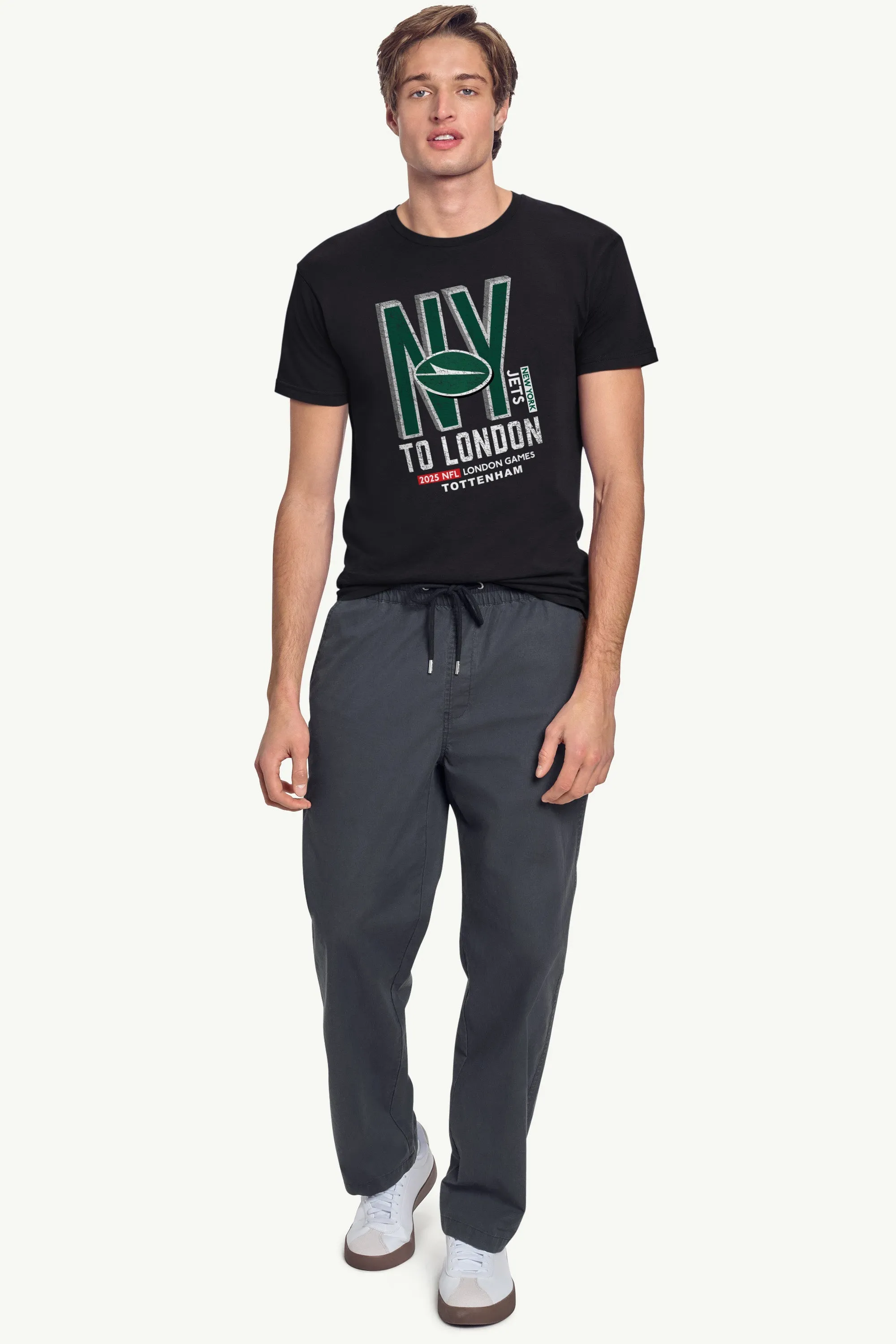 MENS NEW YORK JETS TO LONDON WE GO T SHIRT sold by Starter product image thumbnail 3