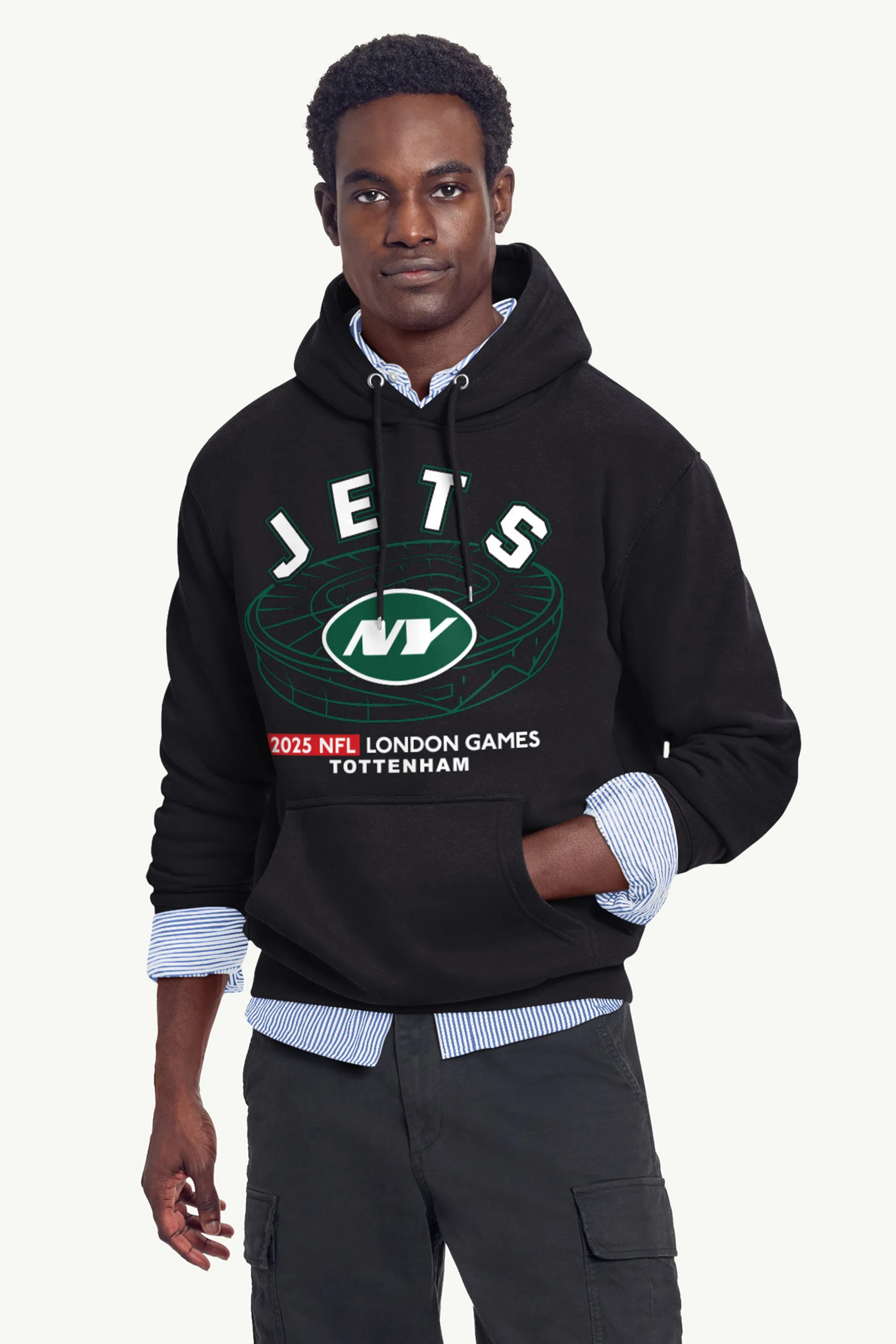 MENS NEW YORK JETS LONDON GAMES HOODIE sold by Starter product image thumbnail 2