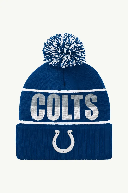 INDIANAPOLIS COLTS POM CUFFED BEANIE sold by Starter