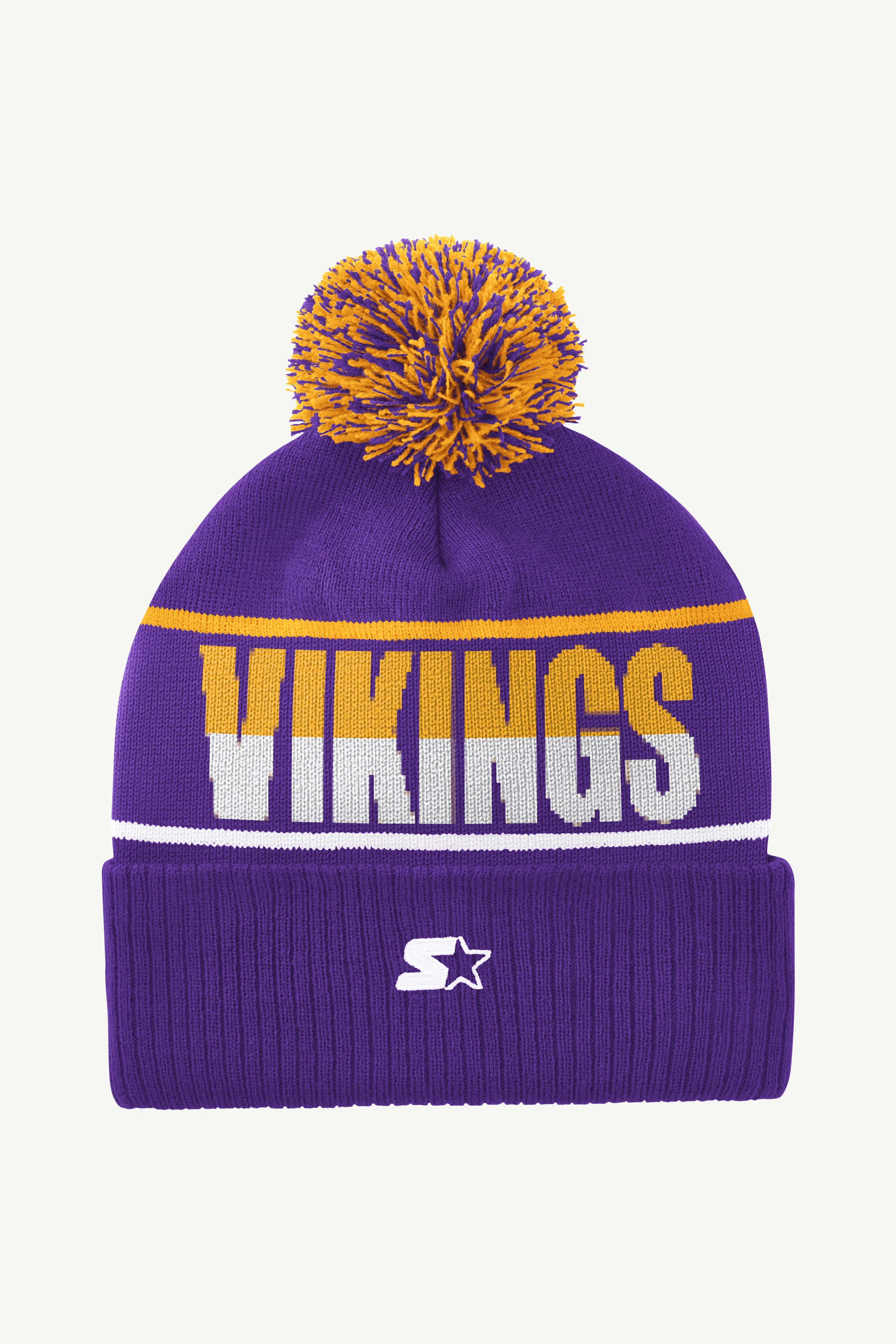 MINNESOTA VIKINGS POM CUFFED BEANIE sold by Starter product image thumbnail 2