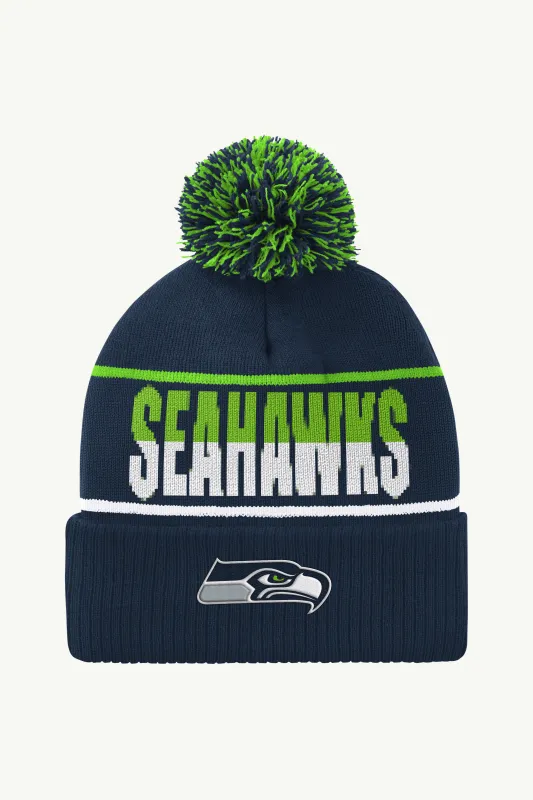 SEATTLE SEAHAWKS POM CUFFED BEANIE sold by Starter