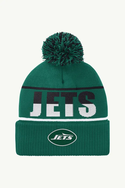 NEW YORK JETS POM CUFFED BEANIE sold by Starter