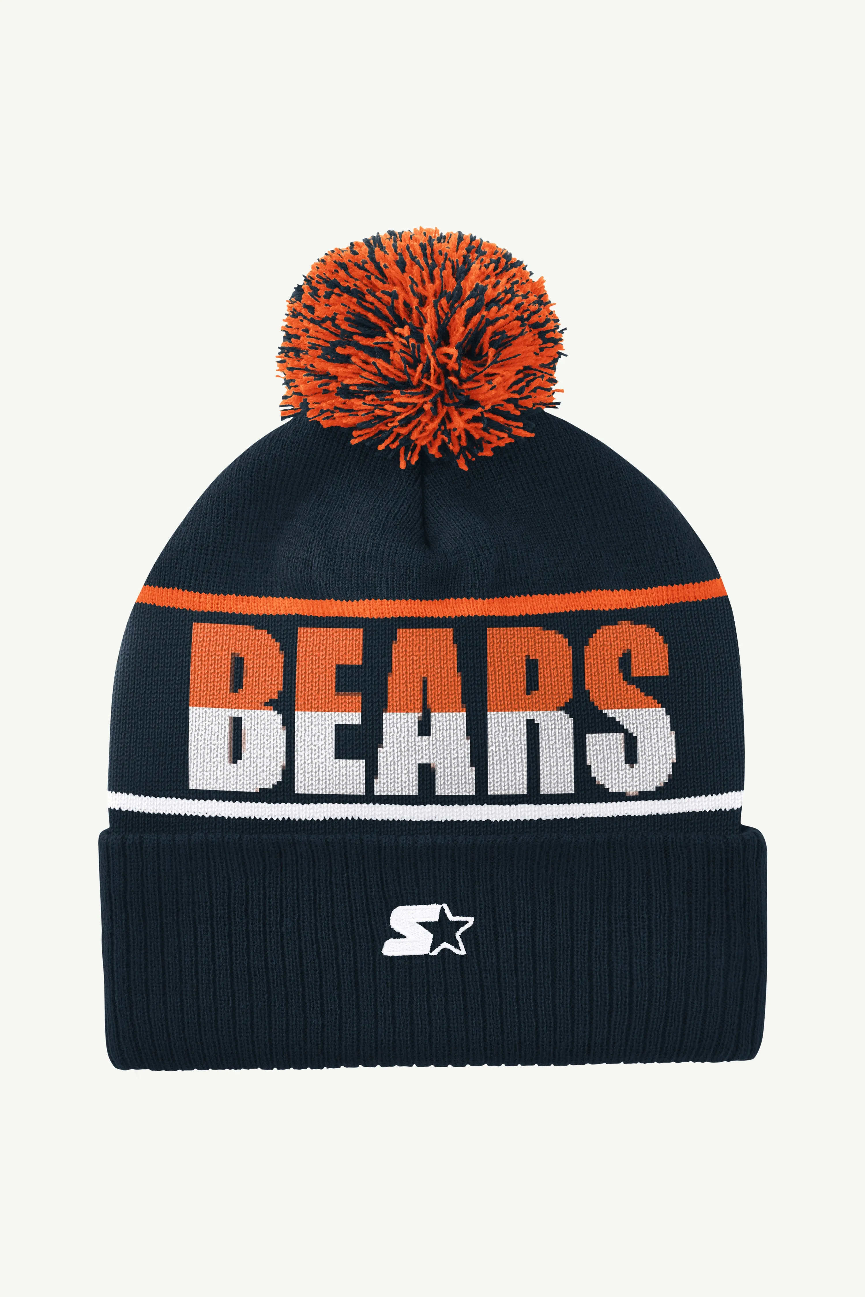 CHICAGO BEARS POM CUFFED BEANIE sold by Starter product image thumbnail 2