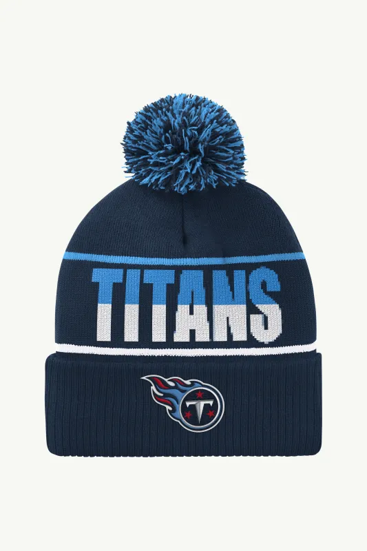 TENNESSEE TITANS POM CUFFED BEANIE sold by Starter