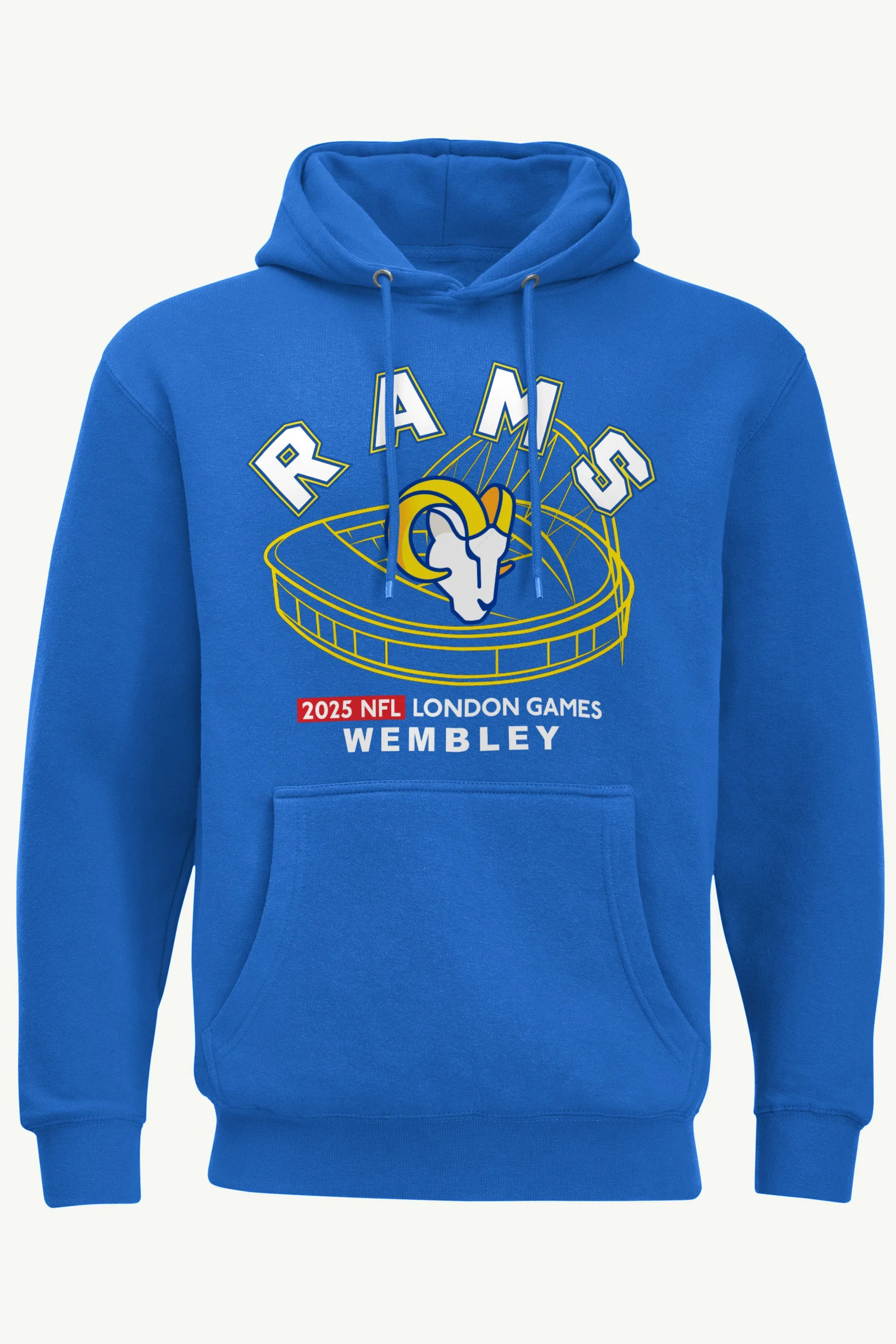 MENS LOS ANGELES RAMS LONDON STADIUM HOODIE sold by Starter