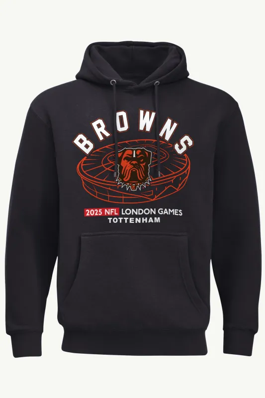MENS CLEVELAND BROWNS LONDON STADIUM HOODIE sold by Starter