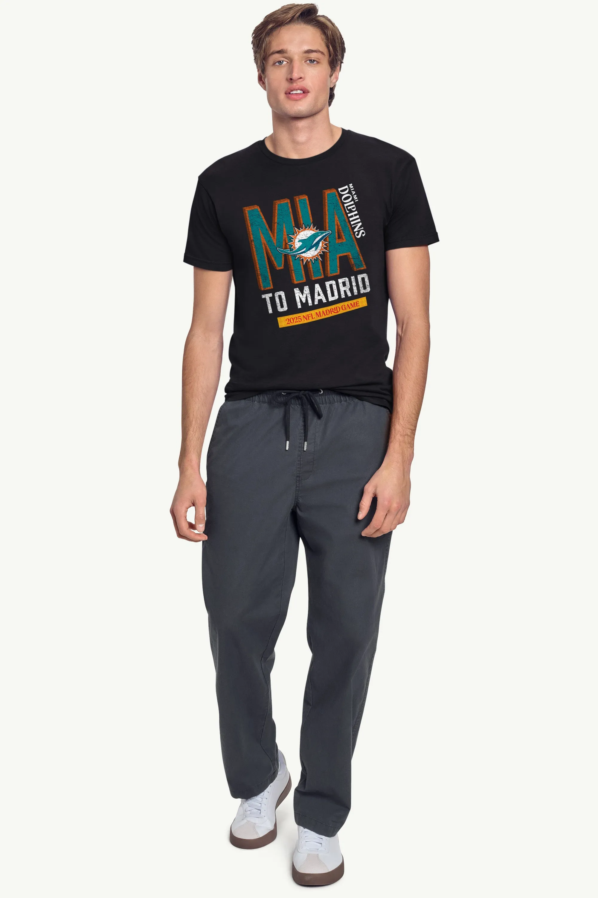 MENS MIAMI DOLPHINS TO MADRID WE GO T SHIRT sold by Starter product image thumbnail 3