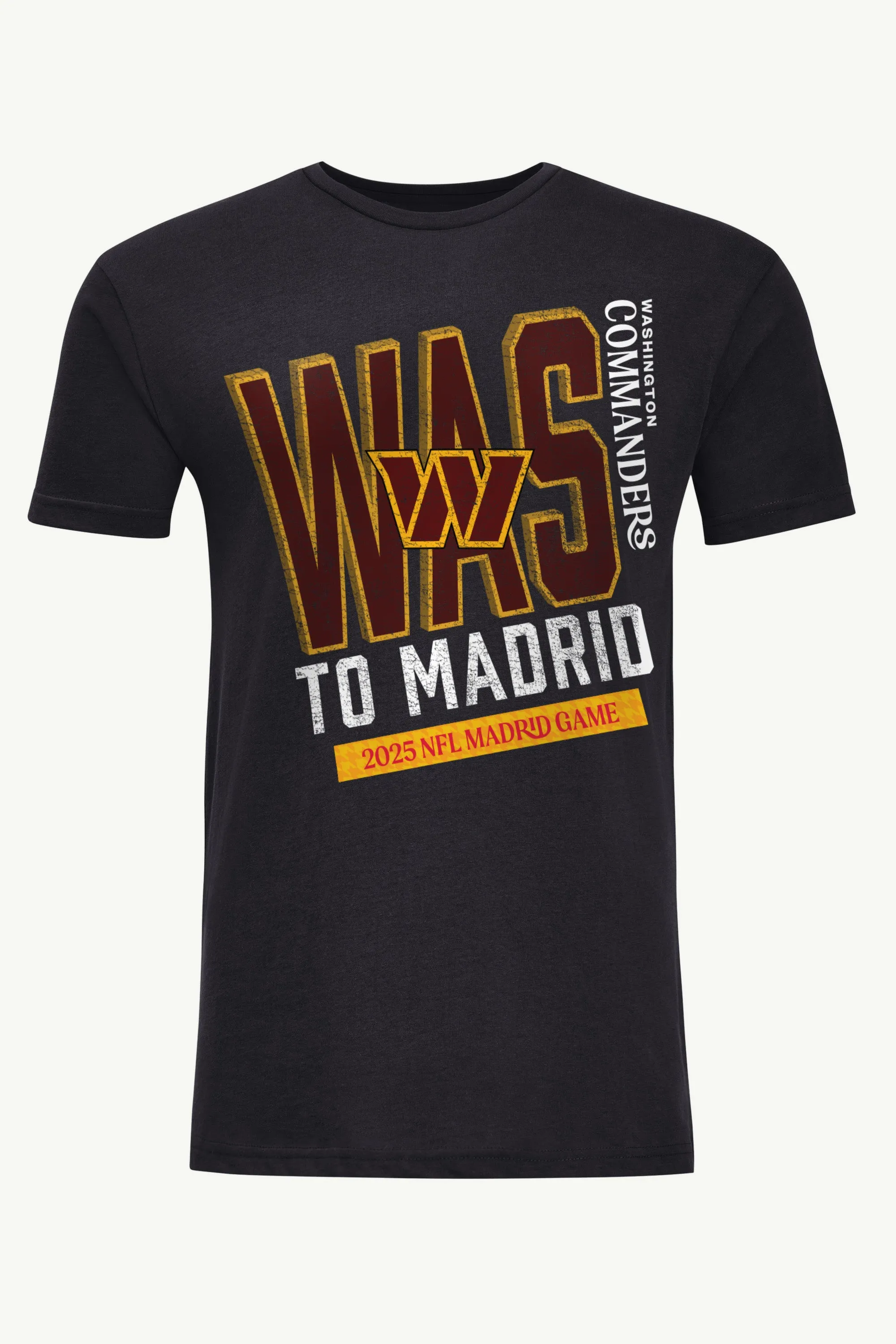 MENS WASHINGTON COMMANDERS TO MADRID WE GO T SHIRT sold by Starter