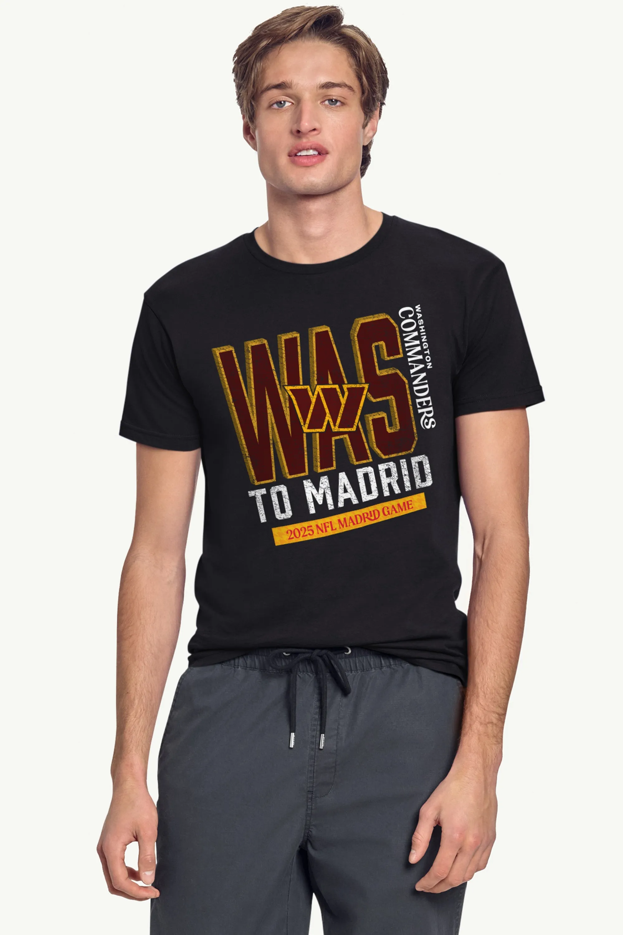 MENS WASHINGTON COMMANDERS TO MADRID WE GO T SHIRT sold by Starter product image thumbnail 2