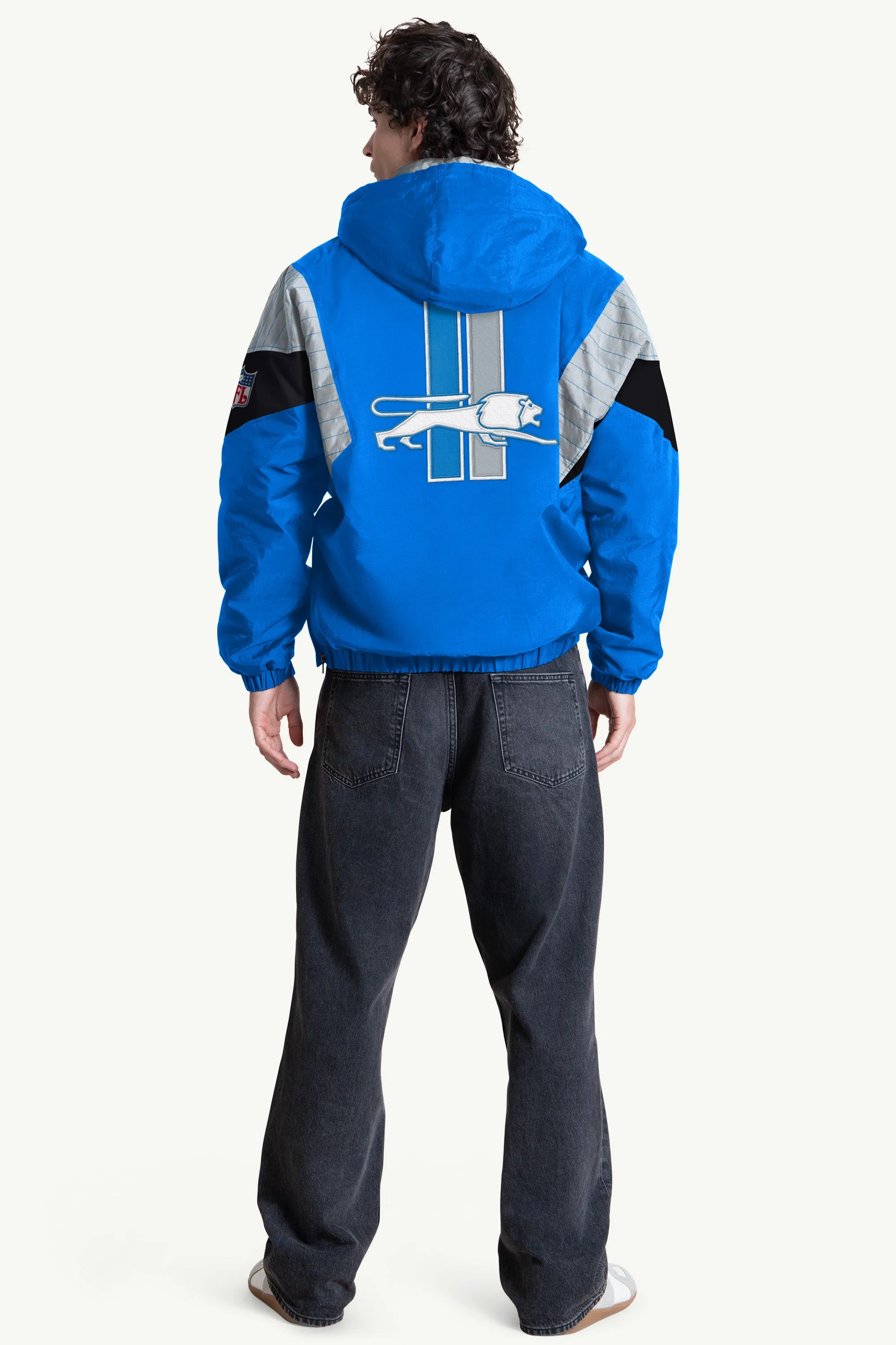 MENS DETROIT LIONS CLASSIC BREAKAWAY JACKET sold by Starter product image thumbnail 2