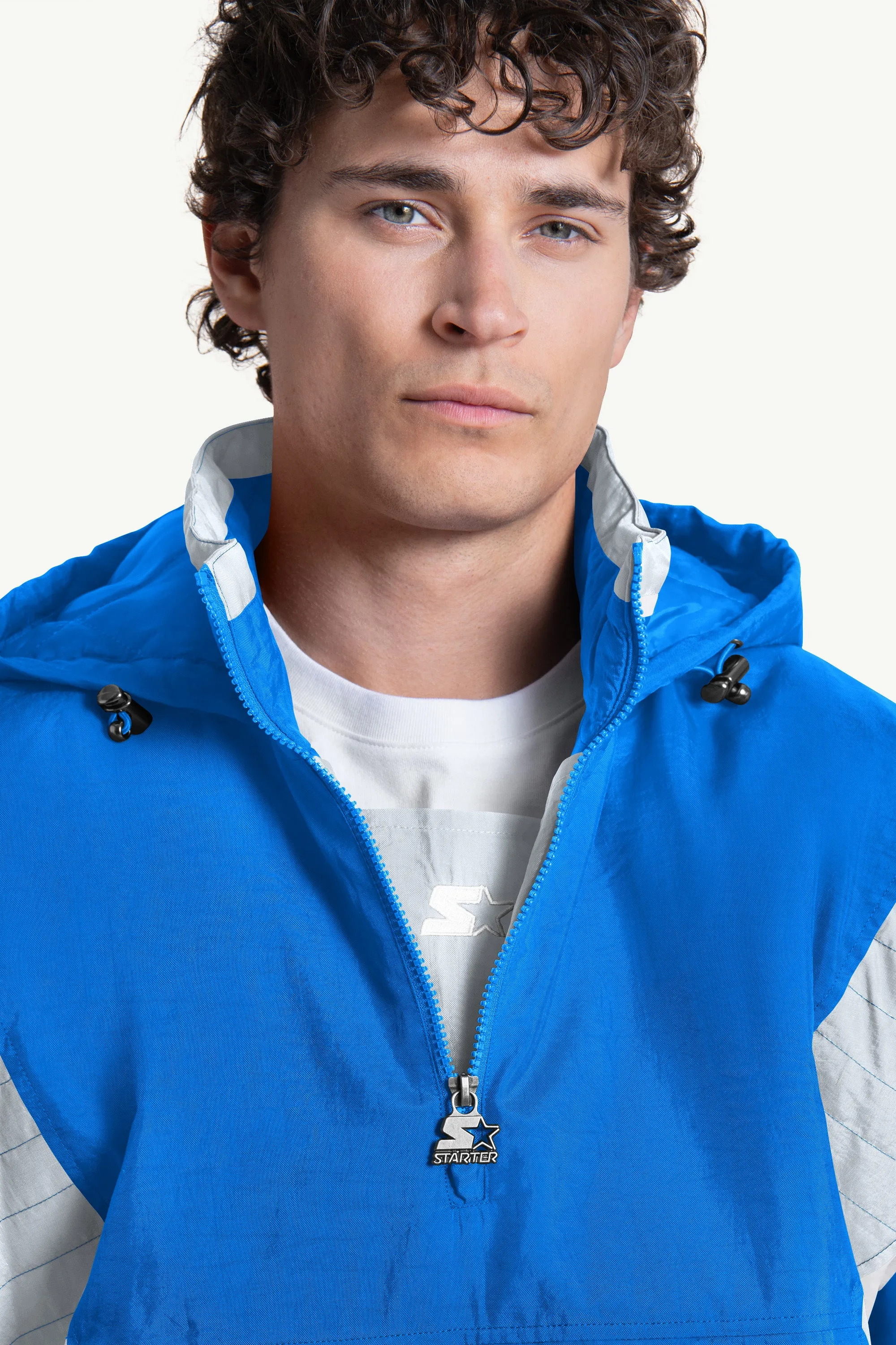 MENS DETROIT LIONS CLASSIC BREAKAWAY JACKET sold by Starter product image thumbnail 4