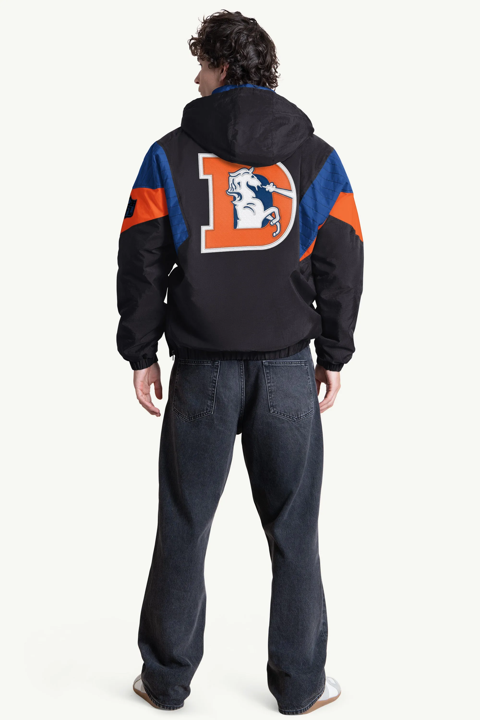 MENS DENVER BRONCOS CRINKLE POPOVER sold by Starter product image thumbnail 2