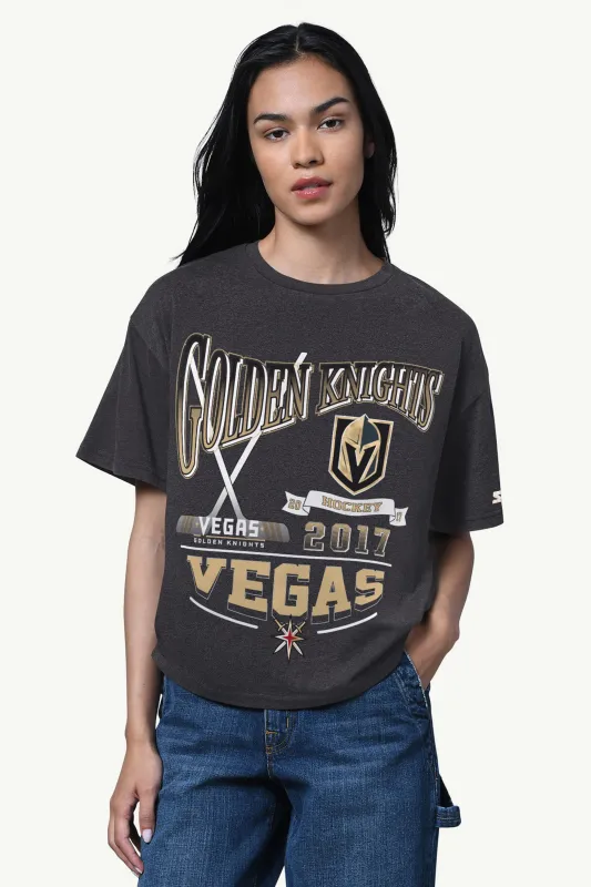 WOMENS LAS VEGAS GOLDEN KNIGHTS HALL OF FAME T SHIRT sold by Starter