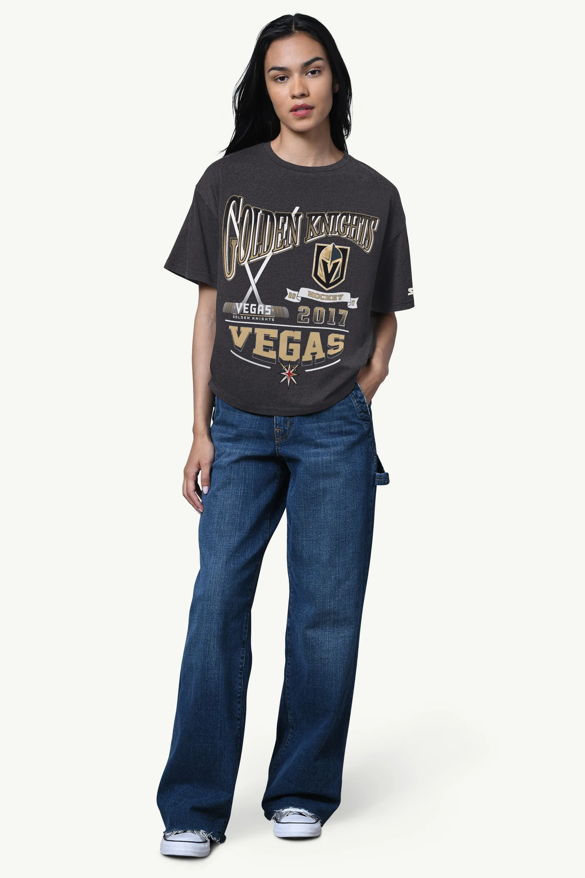WOMENS LAS VEGAS GOLDEN KNIGHTS HALL OF FAME T SHIRT sold by Starter product image thumbnail 2