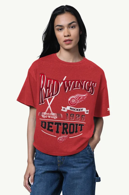 WOMENS DETROIT RED WINGS HALL OF FAME T SHIRT sold by Starter