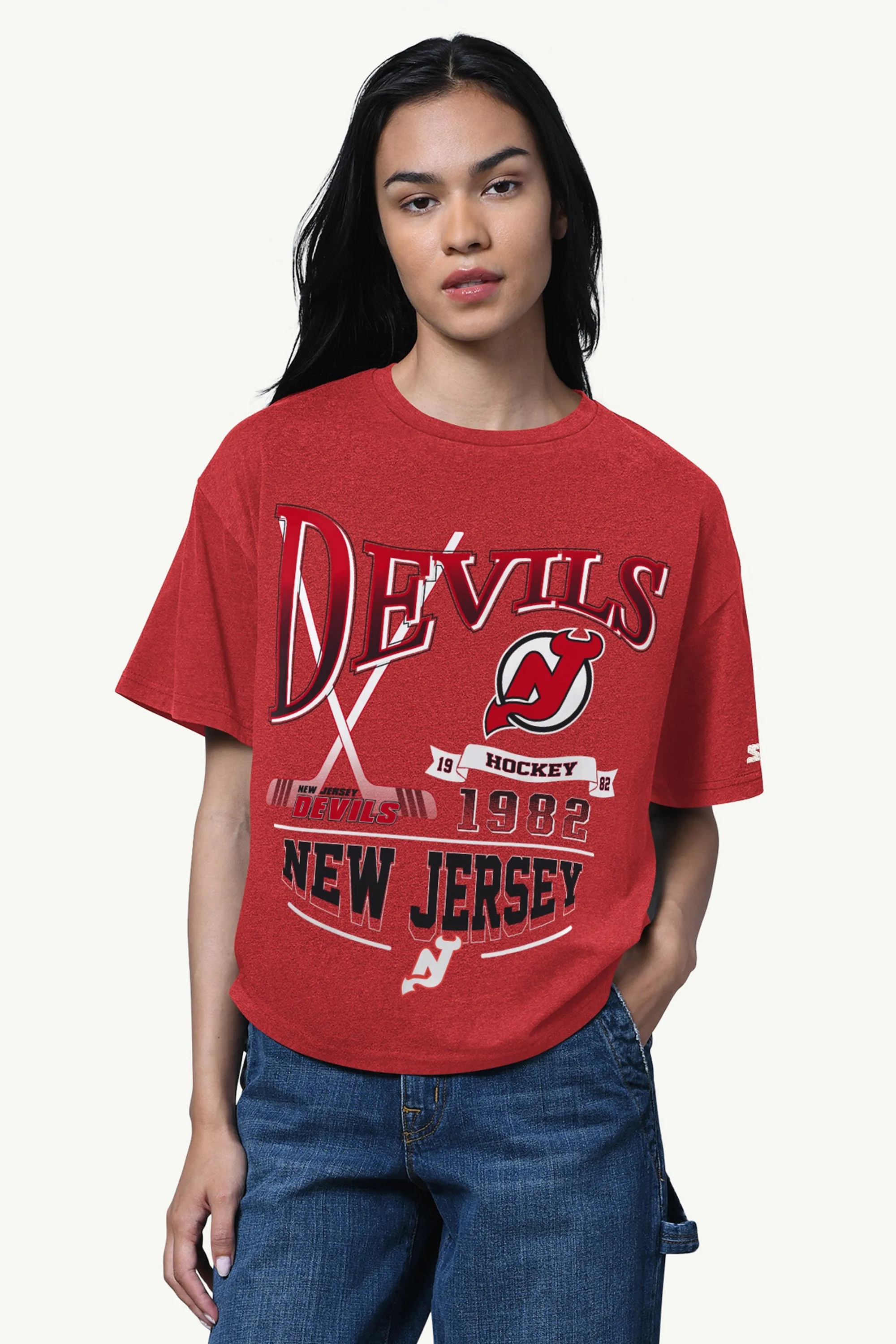 WOMENS NEW JERSEY DEVILS HALL OF FAME T SHIRT sold by Starter