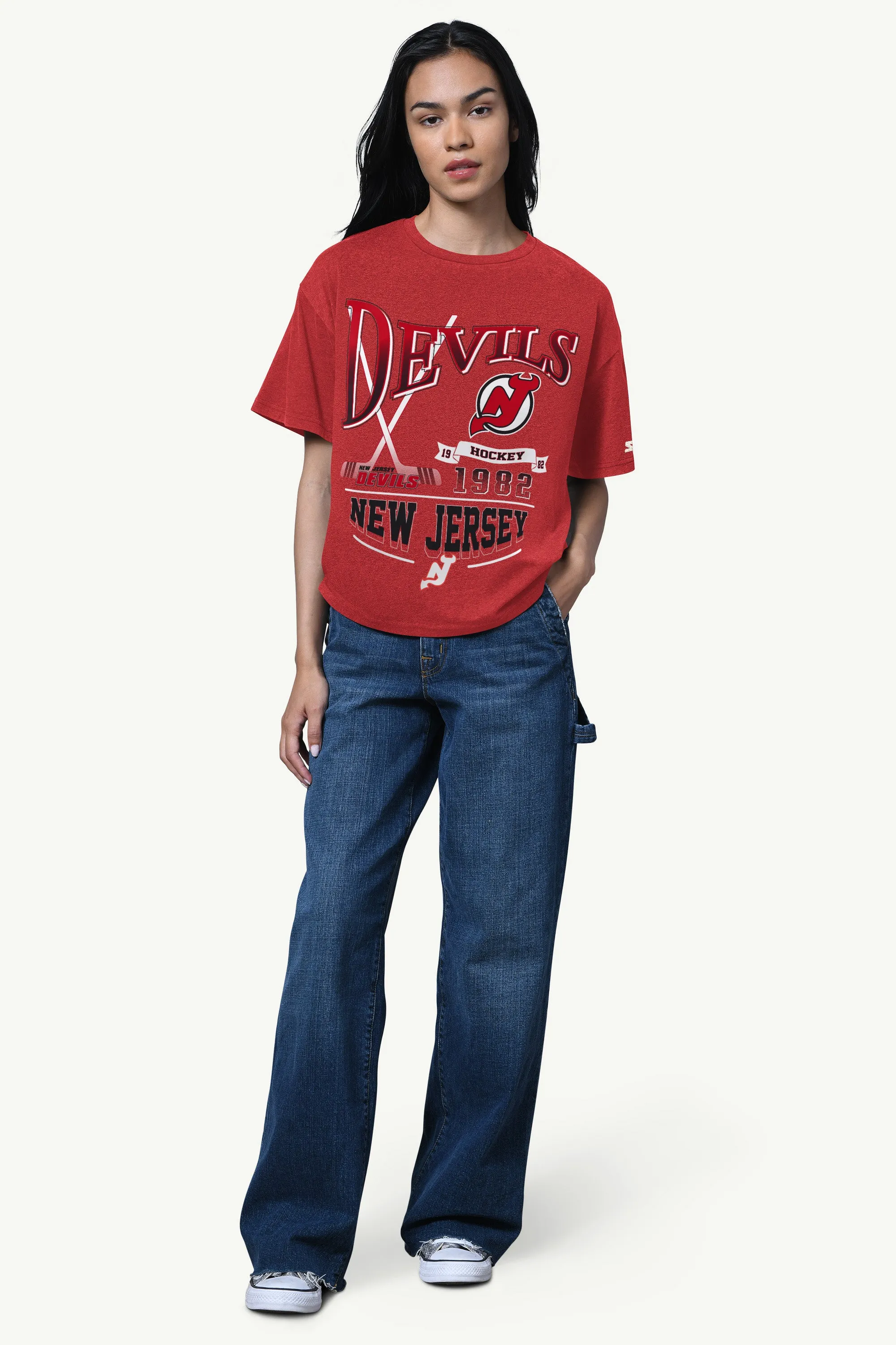 WOMENS NEW JERSEY DEVILS HALL OF FAME T SHIRT sold by Starter product image thumbnail 2