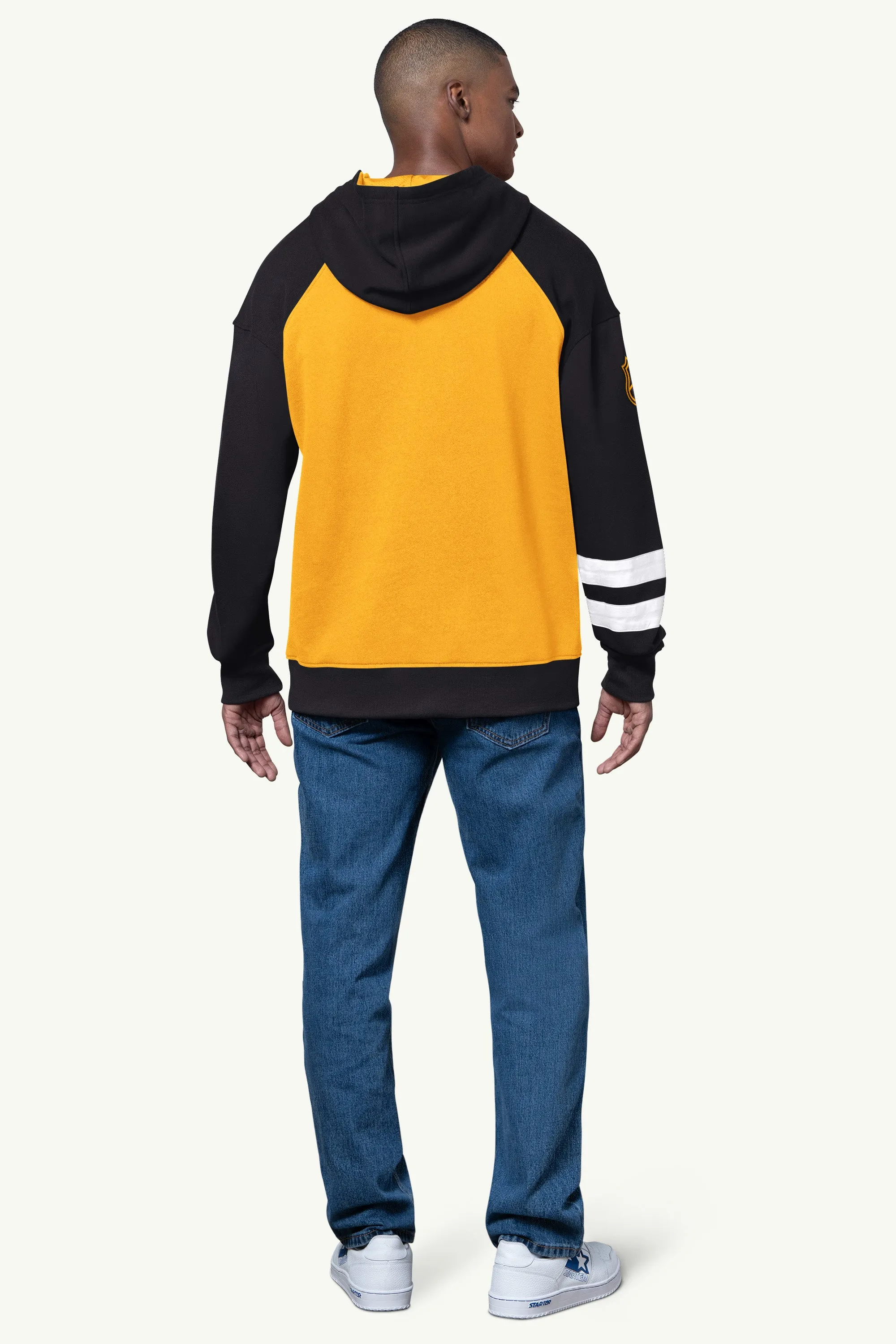 MENS BOSTON BRUINS INTERCEPTION COLORBLOCK HOODIE sold by Starter product image thumbnail 3