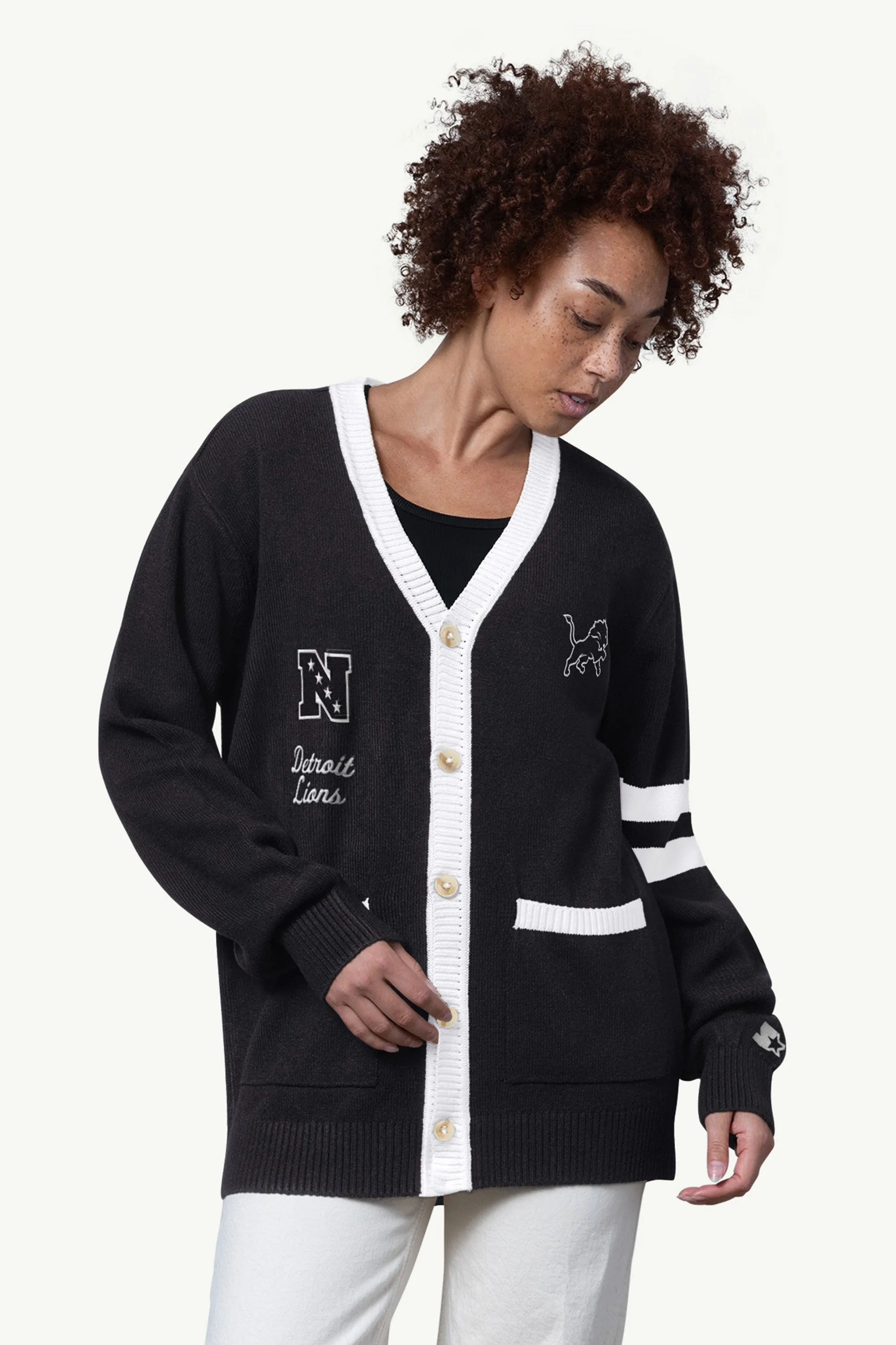 WOMENS DETROIT LIONS CARDIGAN sold by Starter