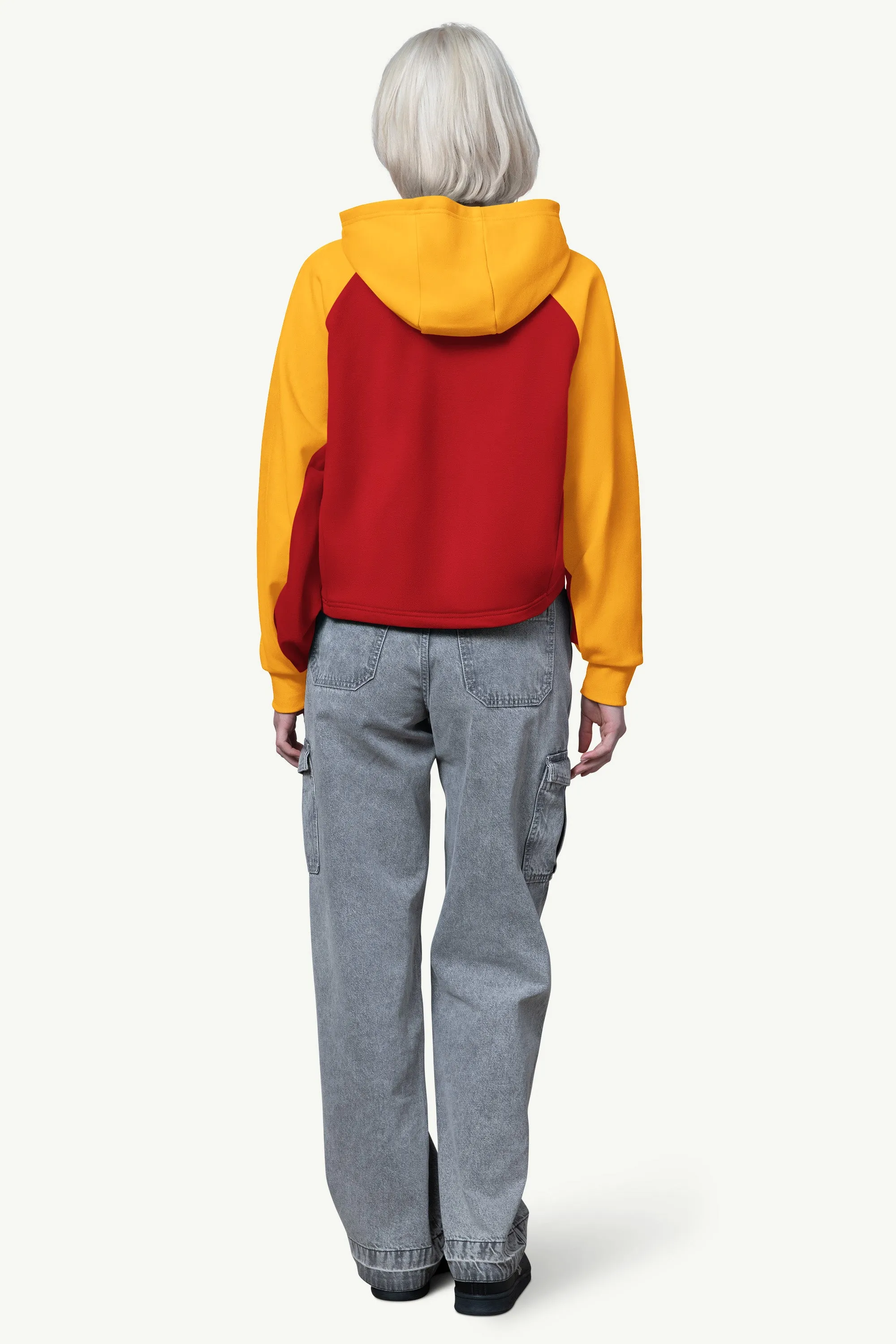 WOMENS KANSAS CITY CHIEFS CROPPED HOODIE sold by Starter product image thumbnail 3