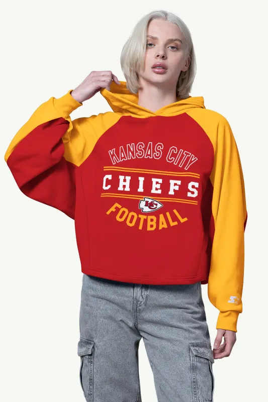 WOMENS KANSAS CITY CHIEFS CROPPED HOODIE sold by Starter