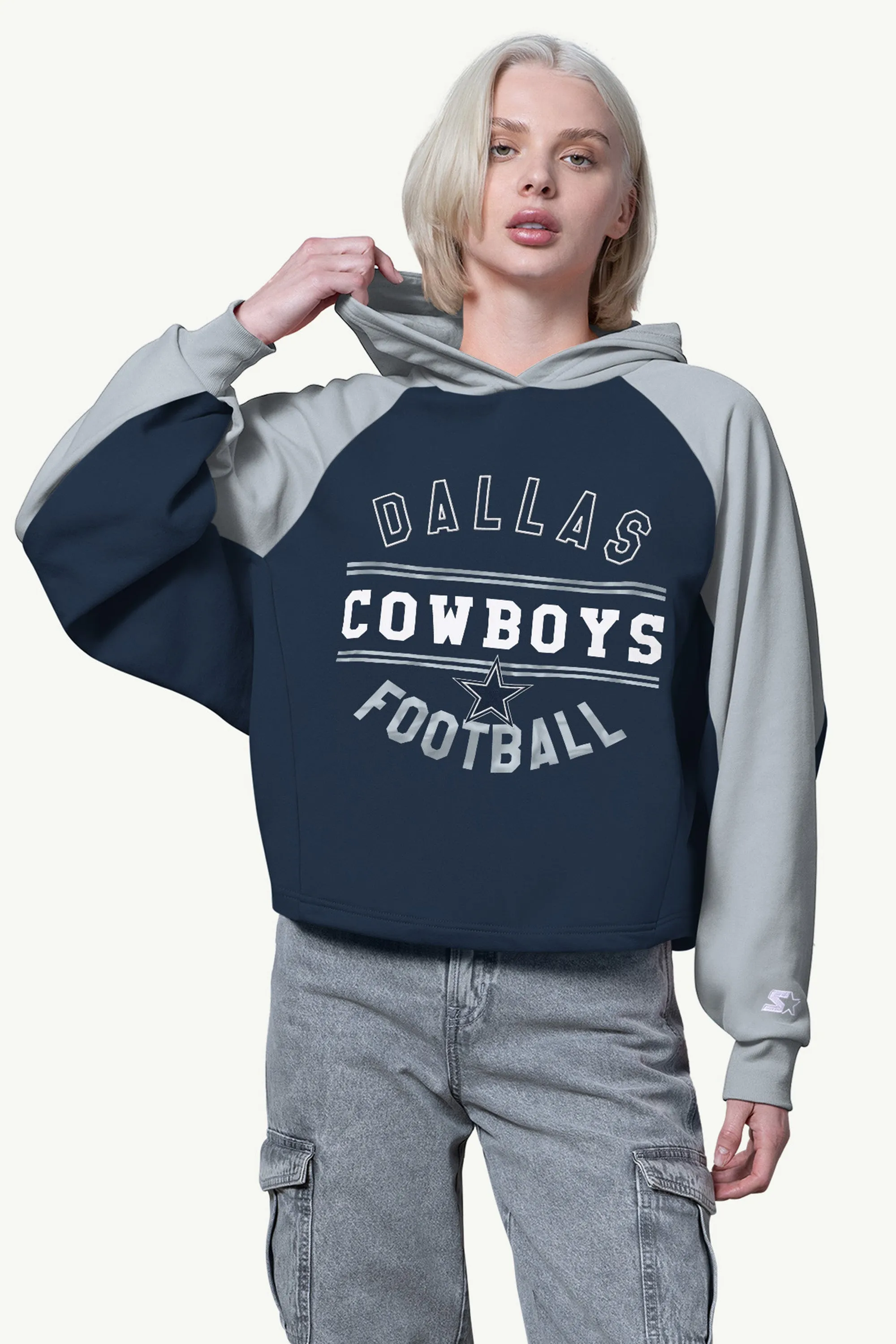 WOMENS DALLAS COWBOYS CROPPED HOODIE sold by Starter