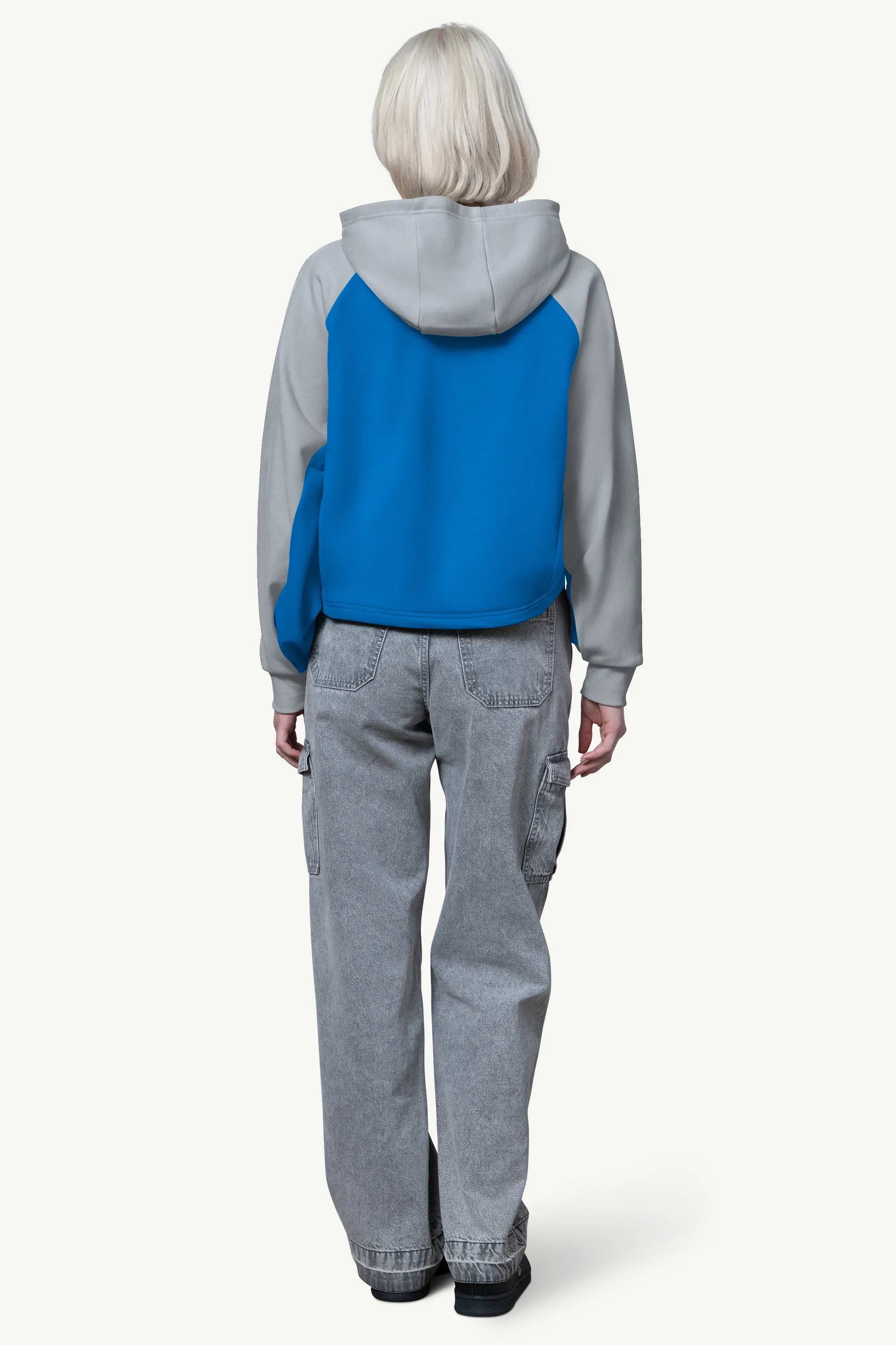 WOMENS DETROIT LIONS CROPPED HOODIE sold by Starter product image thumbnail 3