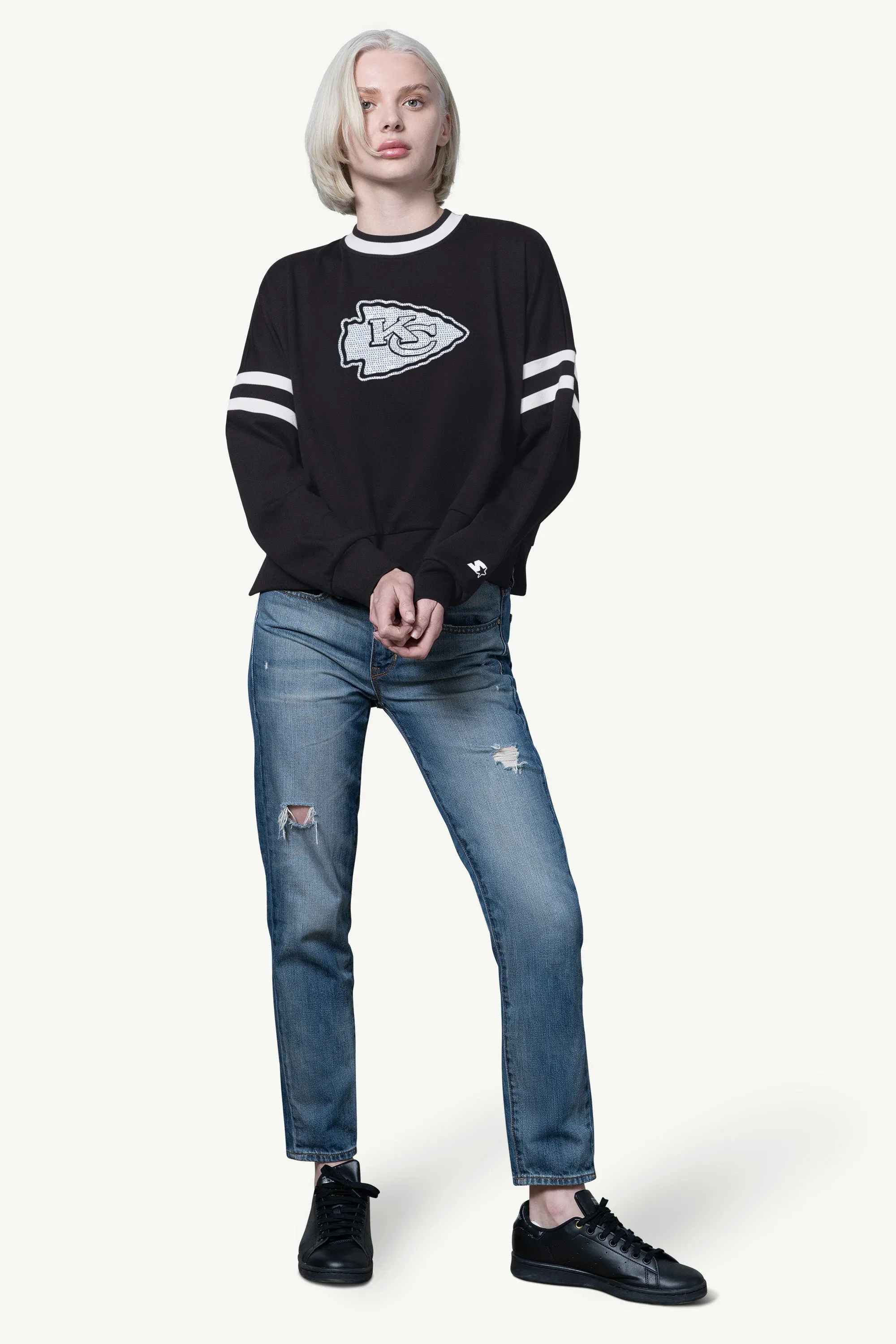 WOMENS KANSAS CITY CHIEFS RALLY SWEATSHIRT sold by Starter product image thumbnail 2