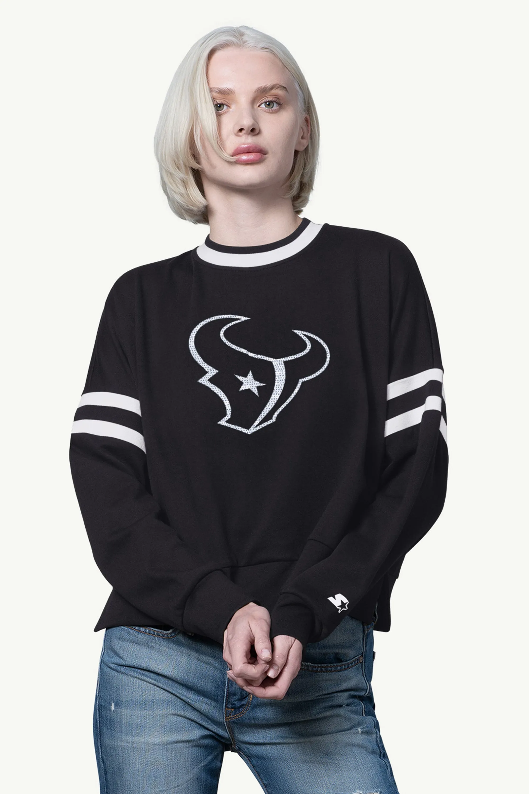 WOMENS HOUSTON TEXANS RALLY SWEATSHIRT sold by Starter